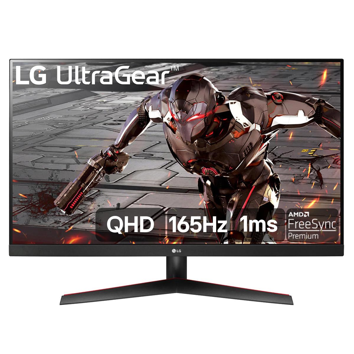 MONITOR LG ULTRAGEAR 32GN600-32" QHD 165HZ, 1MS (MBR), HDR10, FREE SYNC
