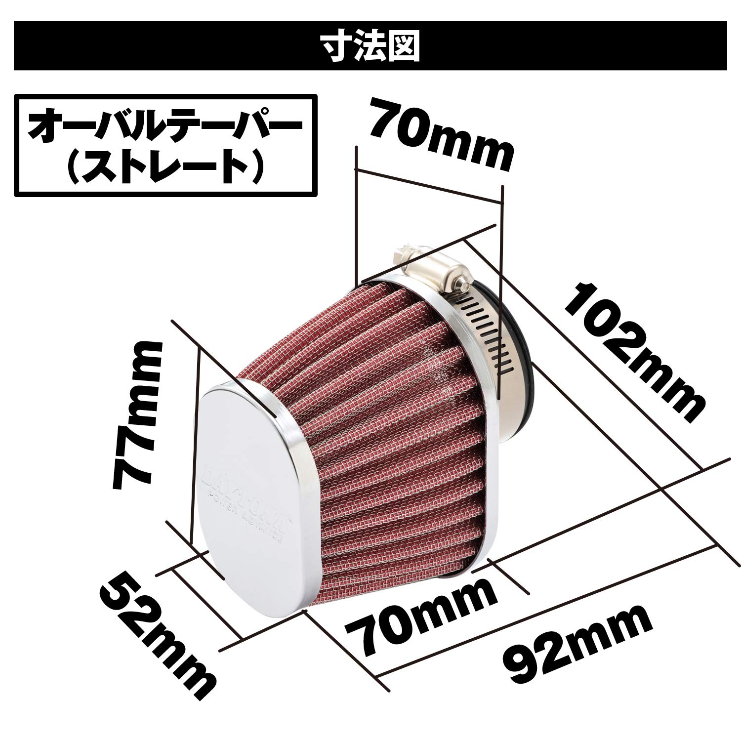 Amazon.com: Daytona (DAYTONA) air cleaner power filter ƒÓ45