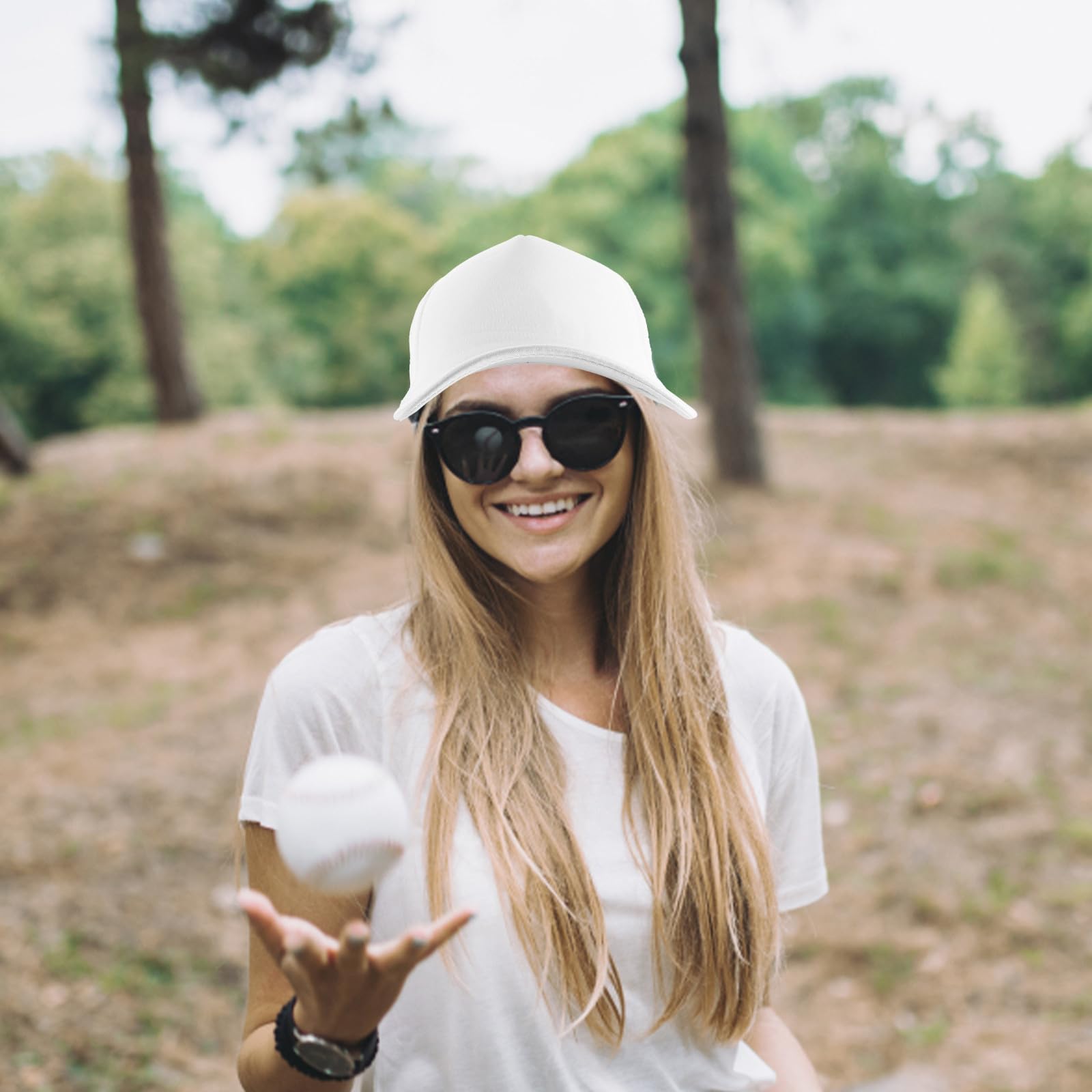 LIFKOME Cappello da Baseball Uomo Rosso in Poliestere e Spugna, Riutilizzabile e Resistente alla Deformazione, Stile Semplice ed Elegante per attività Outdoor e Campeggio