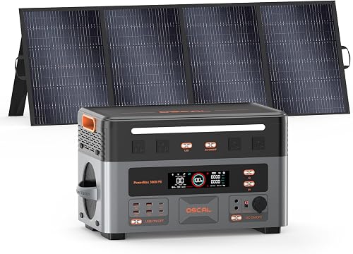 Portable Power Station 2016Wh, Solar Generator with 400W Panels Included