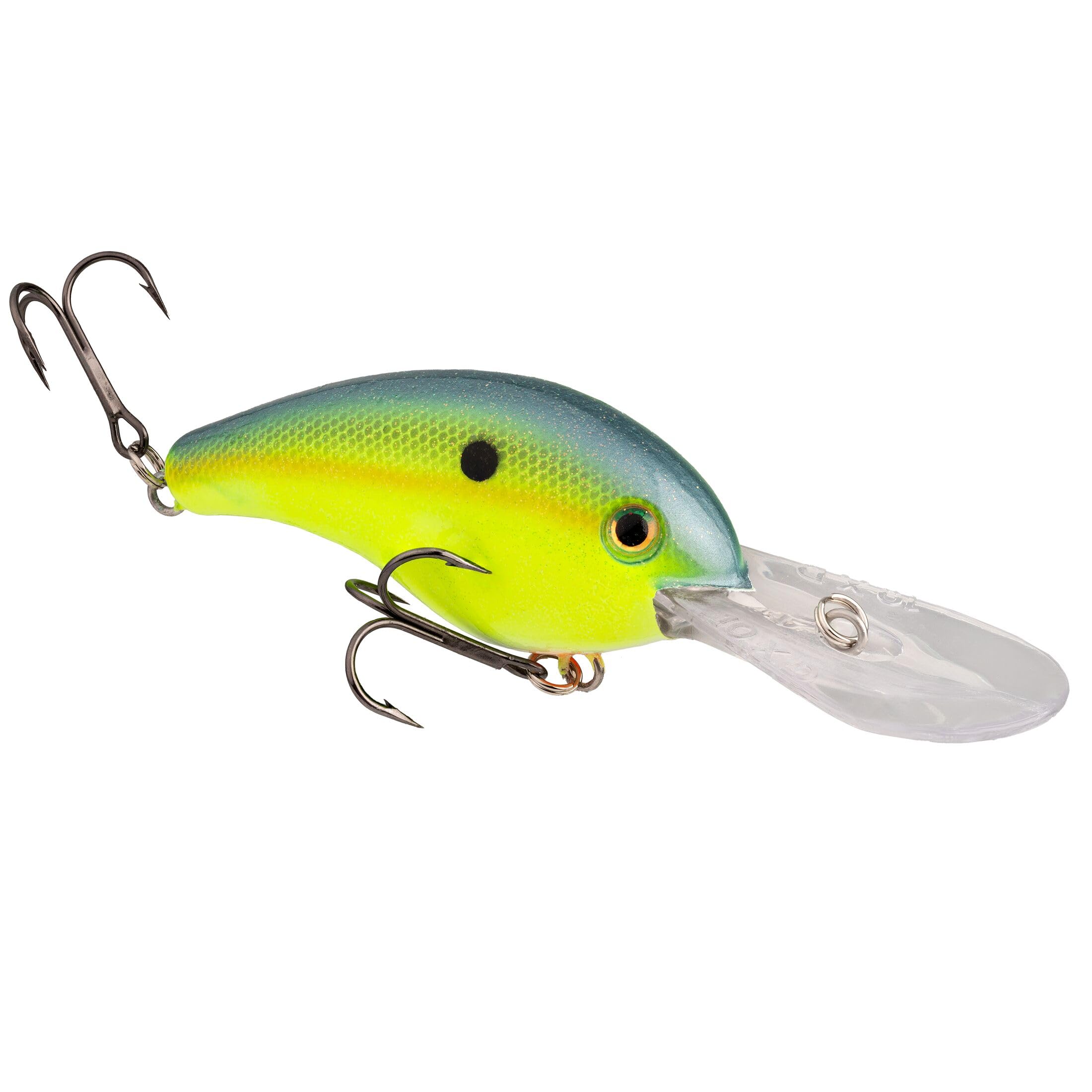 Strike King HC10XD-538 Pro Model10XD Extra Deep Dive Rattle, Chartreuse Sexy Shad