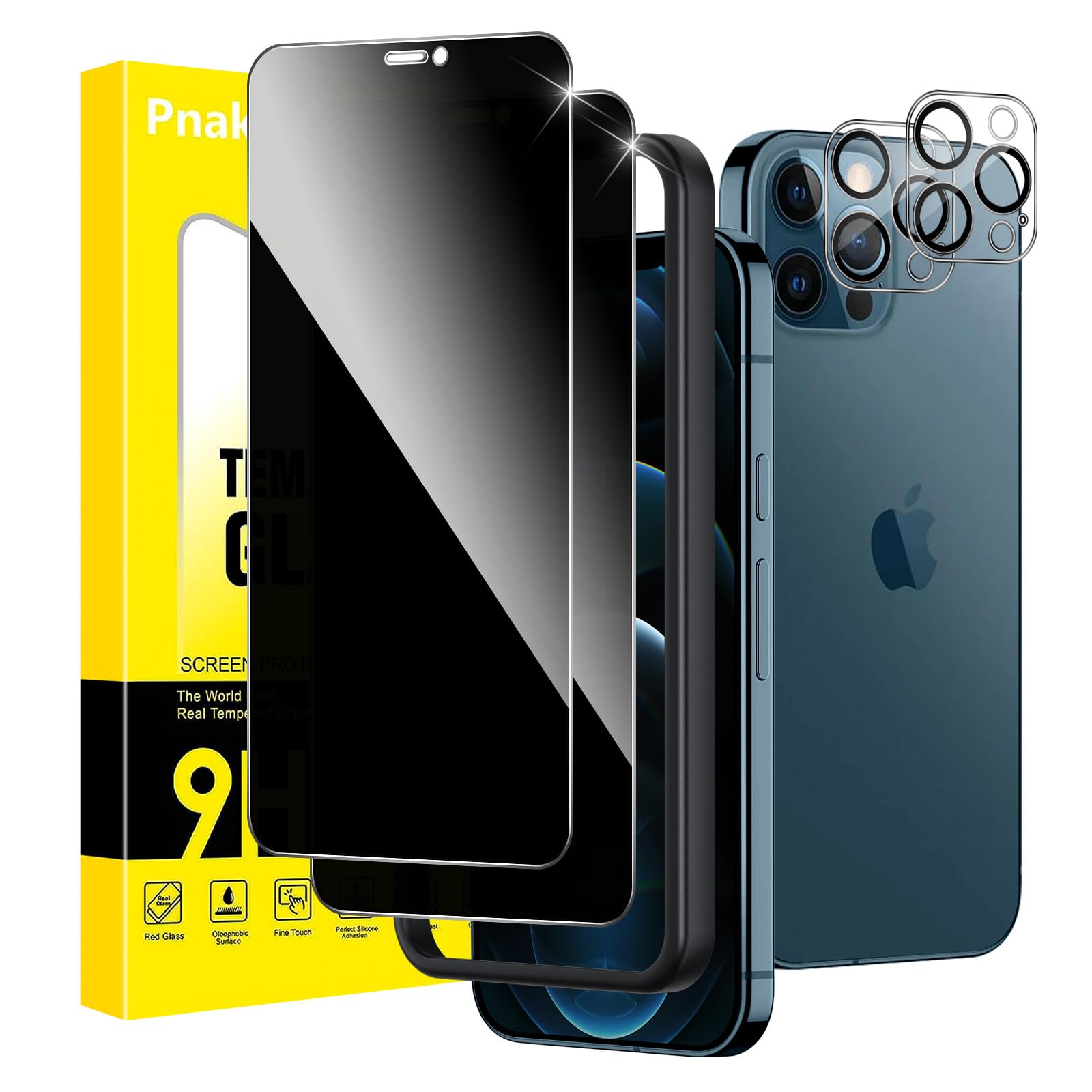 Coiwxmoi Privacy Pellicola Protettiva per iPhone 12/iPhone 12 Pro