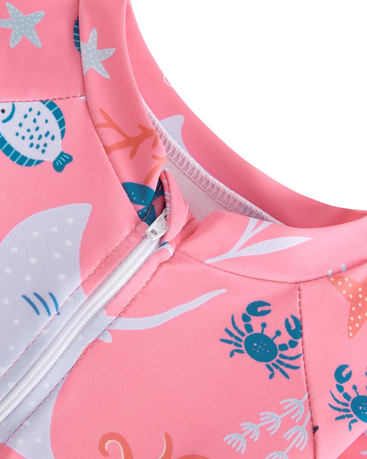 WYTbaby Traje de baño Baby Uv Ropa protectora con botones de una pieza de manga larga UV Traje de baño para niños pequeños 3 meses - 3 años