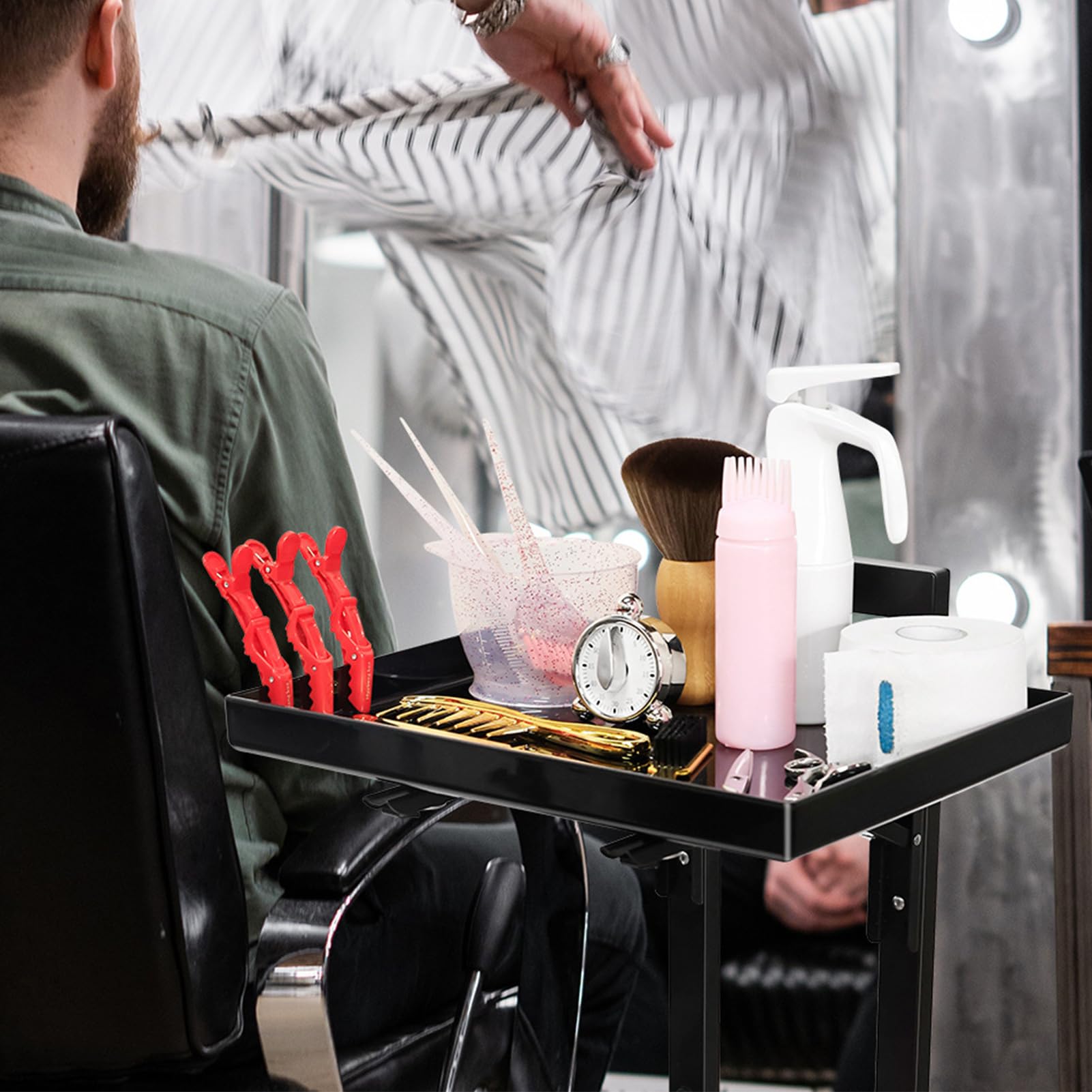 de Salón | Organizador Compacto Y Muy Resistente,de Salón para Espacios Pequeños,para Salon De Belleza, SPA, Estetica, Aula Y Suministros para Peluqueria