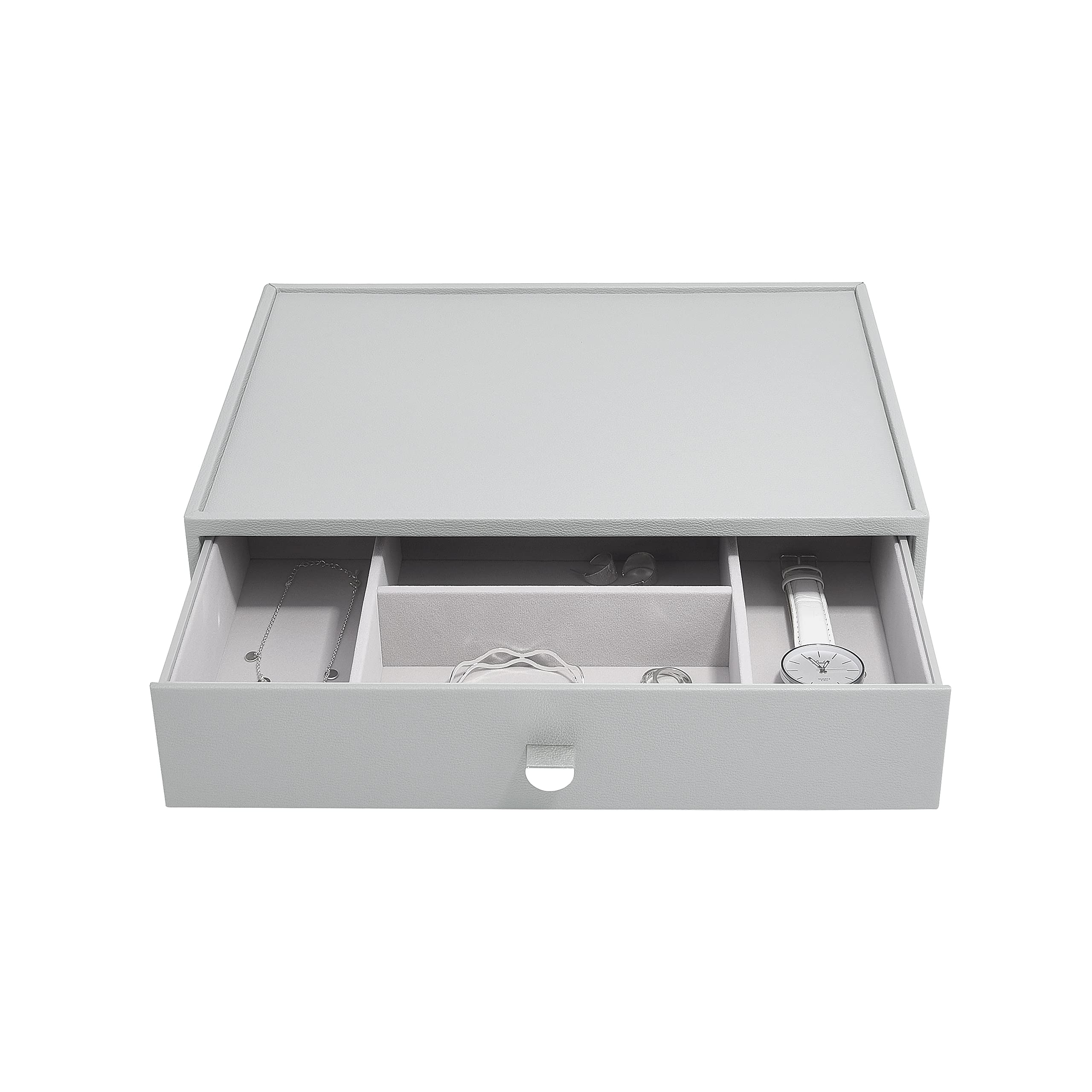 Stackers Pebble Grey Supersize Accessory Drawer Layer