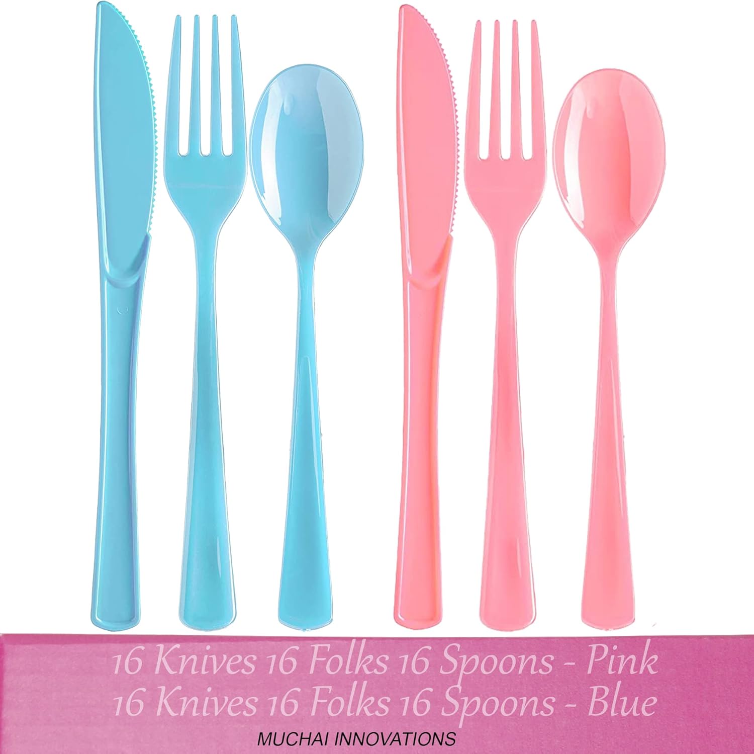 Disposable Heavy Duty Plastic Cutlery Silverware Set