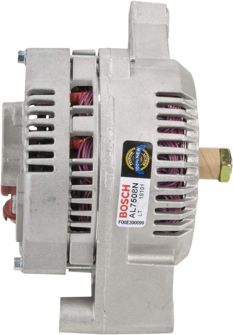 BOSCH AL7508N Premium 100% New Alternator - Compatible with Select Ford Taurus, Windstar; Lincoln Continental; Mercury Sable; 130 Amp