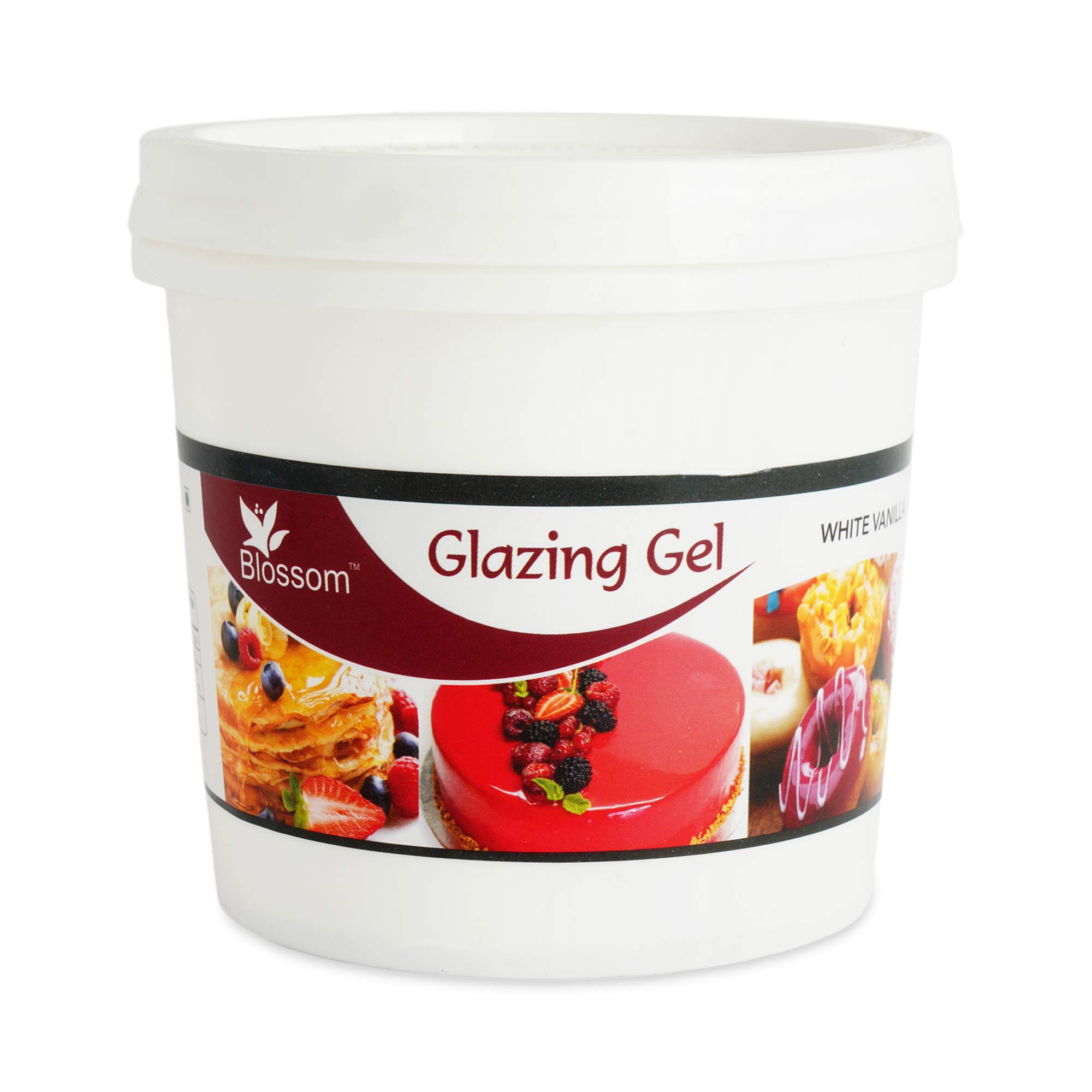 BLOSSOM Edible Glazing Gel for Cake & Desserts Toppings Decoration- White Vanilla, 1 kg (B08671N5RT) Amazon Price History, Amazon Price Tracker