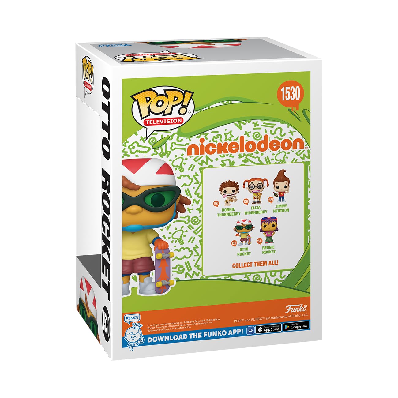 Funko POP! TV: Nick Rewind, Otto Rocket, Nickelodeon Slime, Collectable Vinyl Figure, Gift Idea, Official Merchandise - Image 3