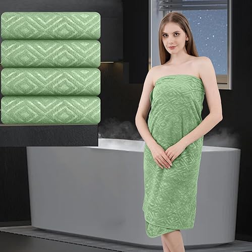 Vista 219 de Juego de toallas de microfibra de 8 piezas, 2 toallas de baño, 2 toallas de mano, 4 toallas pequeñas, toalla de baño extra grande para baño, hotel