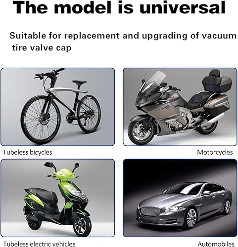 Miniatura 6 de jeseny 8 tapas de vástago de válvula, cubierta protectora luminosa para vástago de válvula, tapones de aire para neumáticos de automóviles,