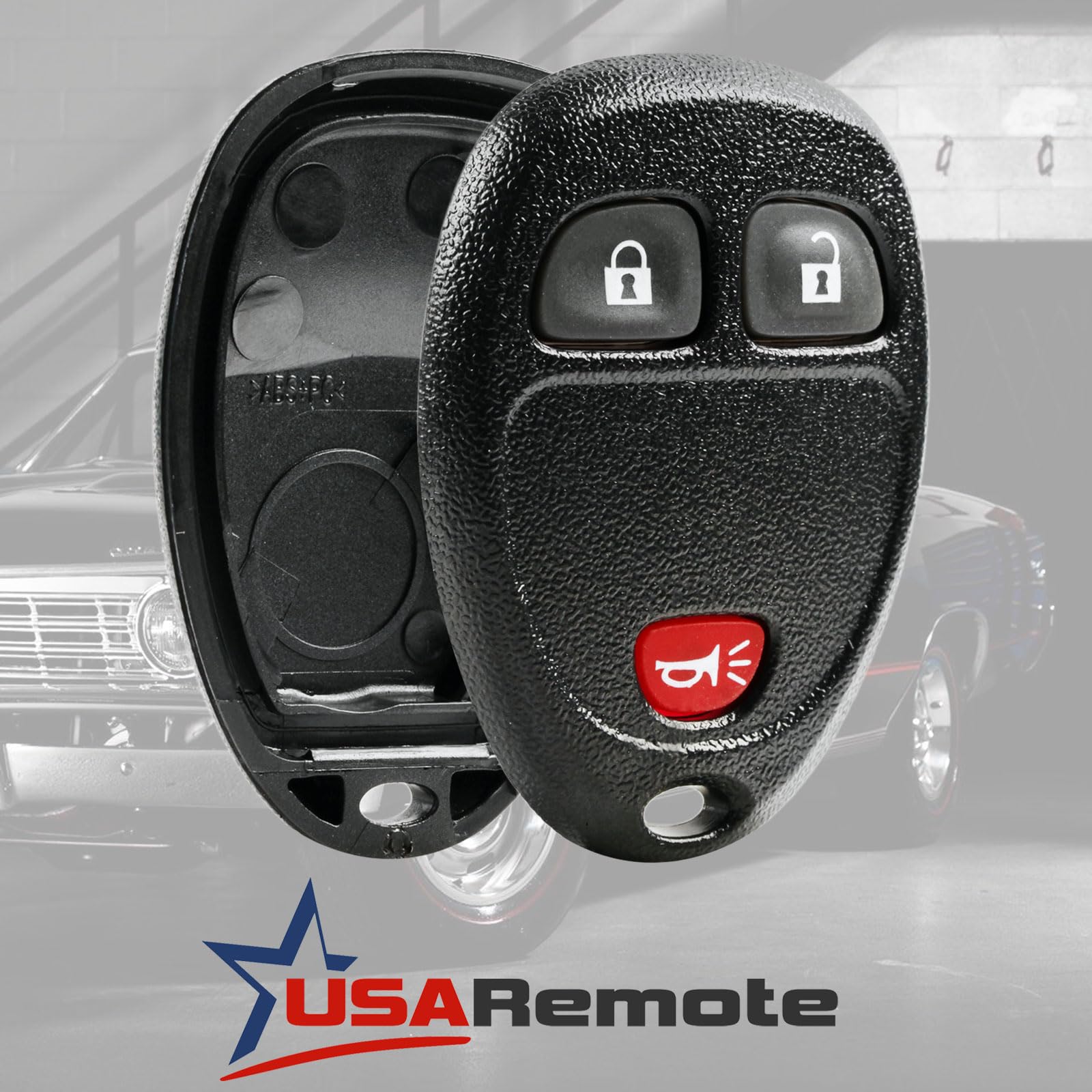 Télécommande 4 Boutons MACHSWON Pour Chevrolet Malibu HHR Pontiac G5 G6 - Clé Sans Entrée KOBGT04A