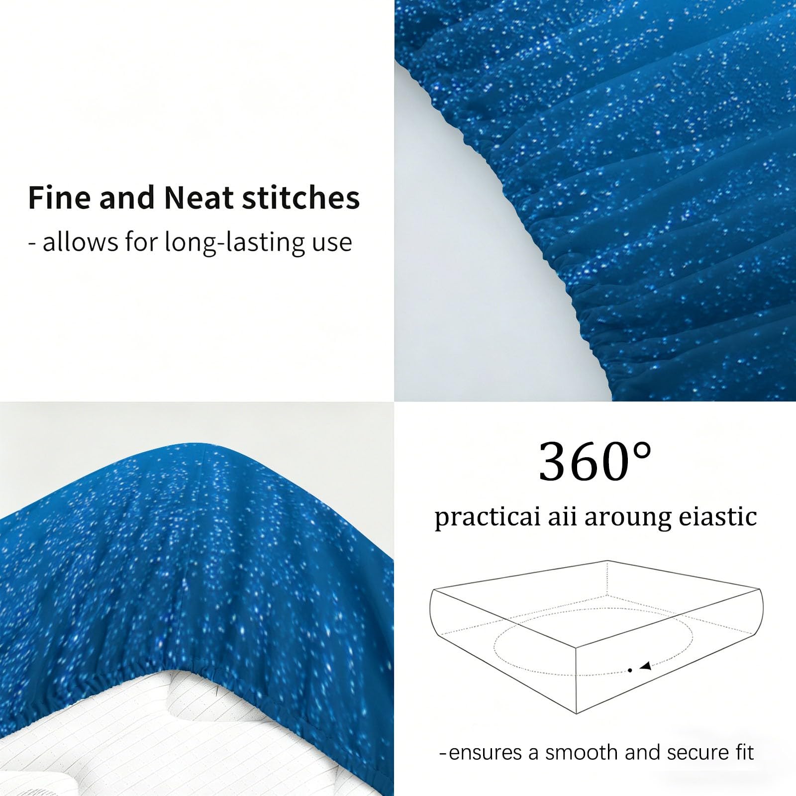 Set di lenzuola con angoli profondi 30 cm, finestra con ascia, in morbida microfibra spazzolata, traspirante, resistente allo sbiadimento, set di lenzuola con angoli per letto super king size 180 x