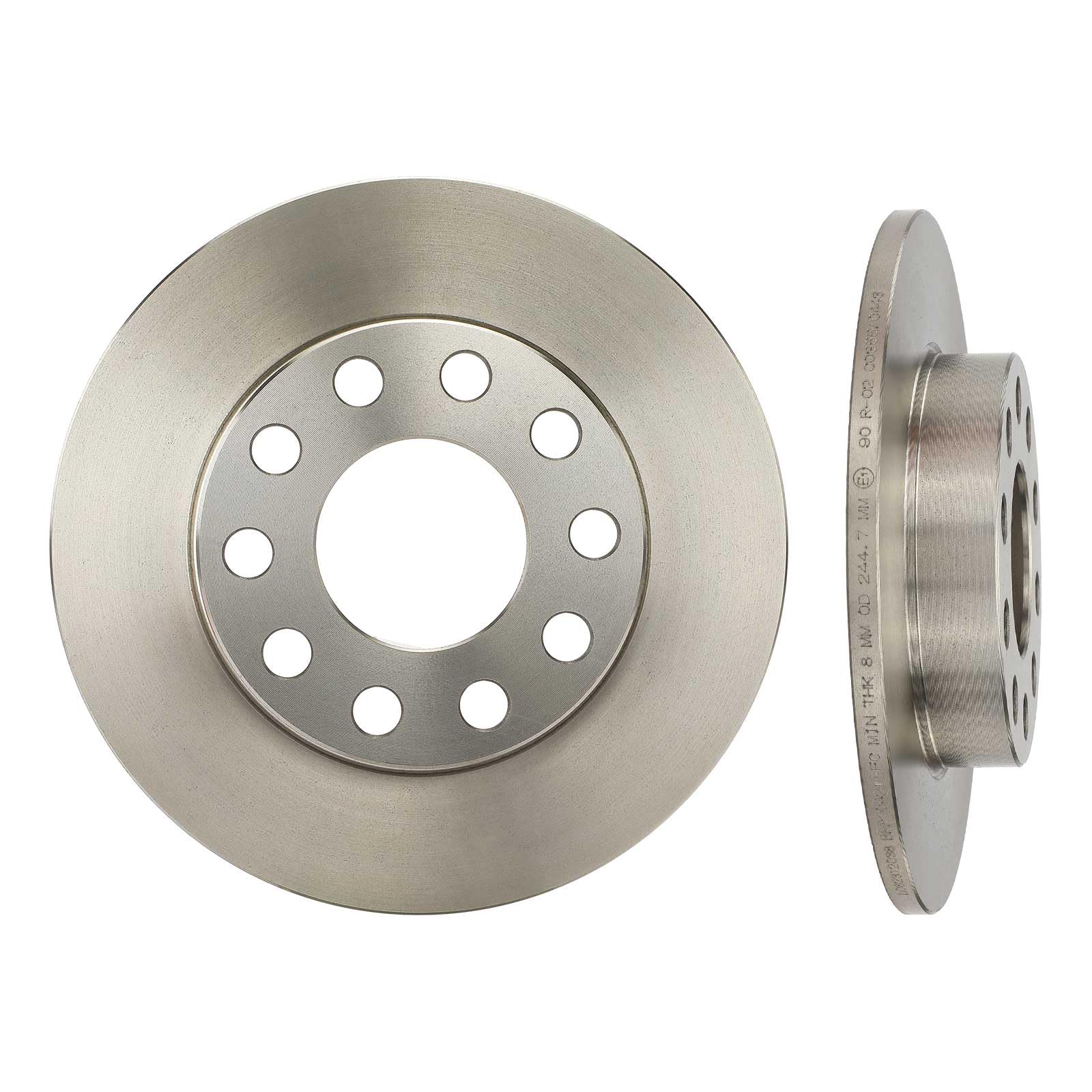 Frankberg Set freni incl. 2x Dischi Freno + 4x Pastiglie dei Freni Posteriore Compatibile con A4 8E2 A4 Avant 8E5 Exeo ST 3R5 A4 Avant 8ED Replace# 1J0698451C, 1J0698451B