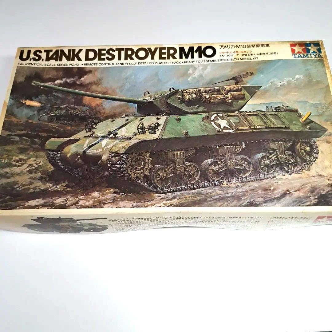 1/35 アメリカ M10襲撃砲戦車 タミヤ モーター使用 アメリカM10 襲撃砲