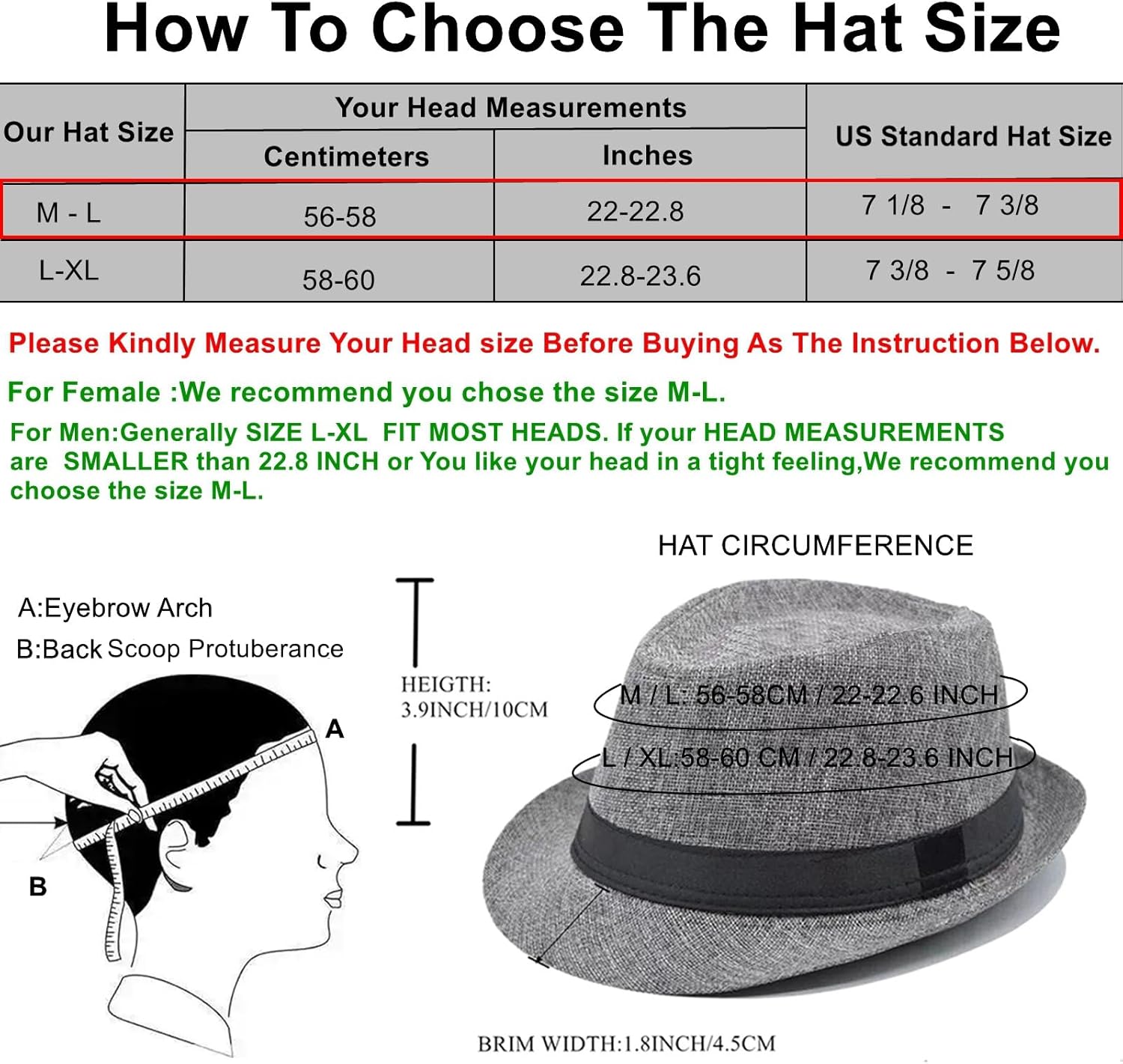 5 Pack Bulk Cuban Fedora Sun Hats Men with Adjustable Strap, Short Brim 1920s Unisex Party Costume Hats Women.