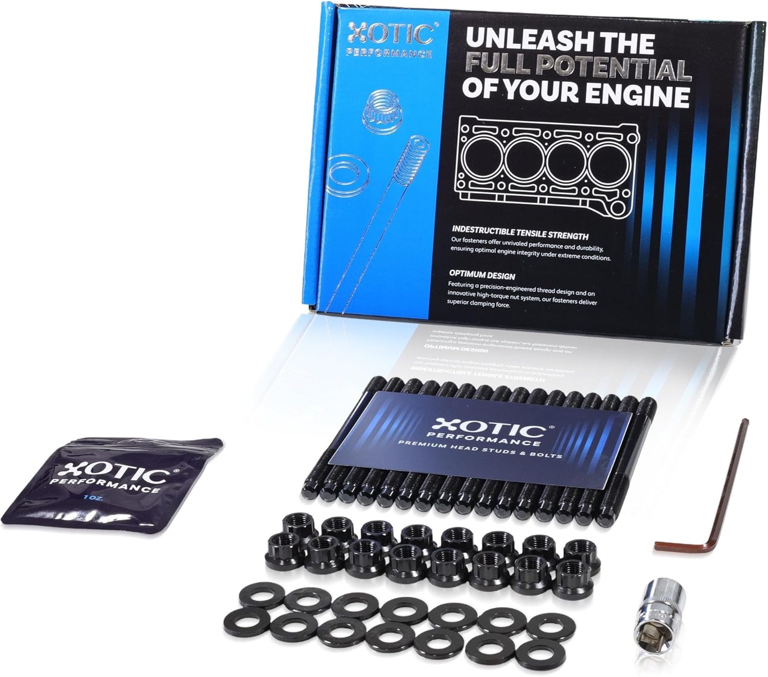 Head Stud Replacement Kit for 3.2L & 3.6L Pentastar Engines Jeep, Dodge Ram, & Chrysler | Xotic Performance™ CP894