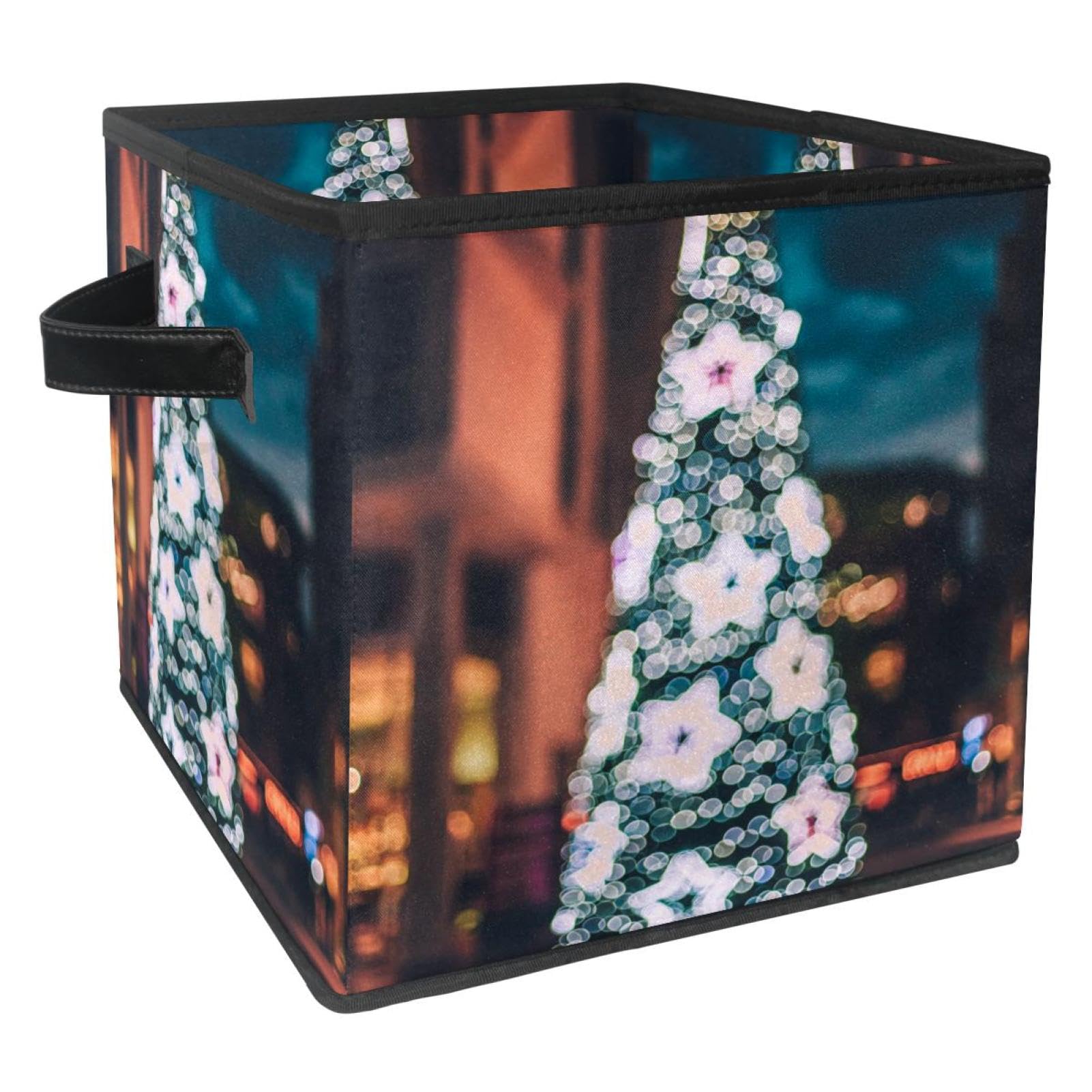 Boîte de rangement pliable en tissu cube pour placard et maison nette