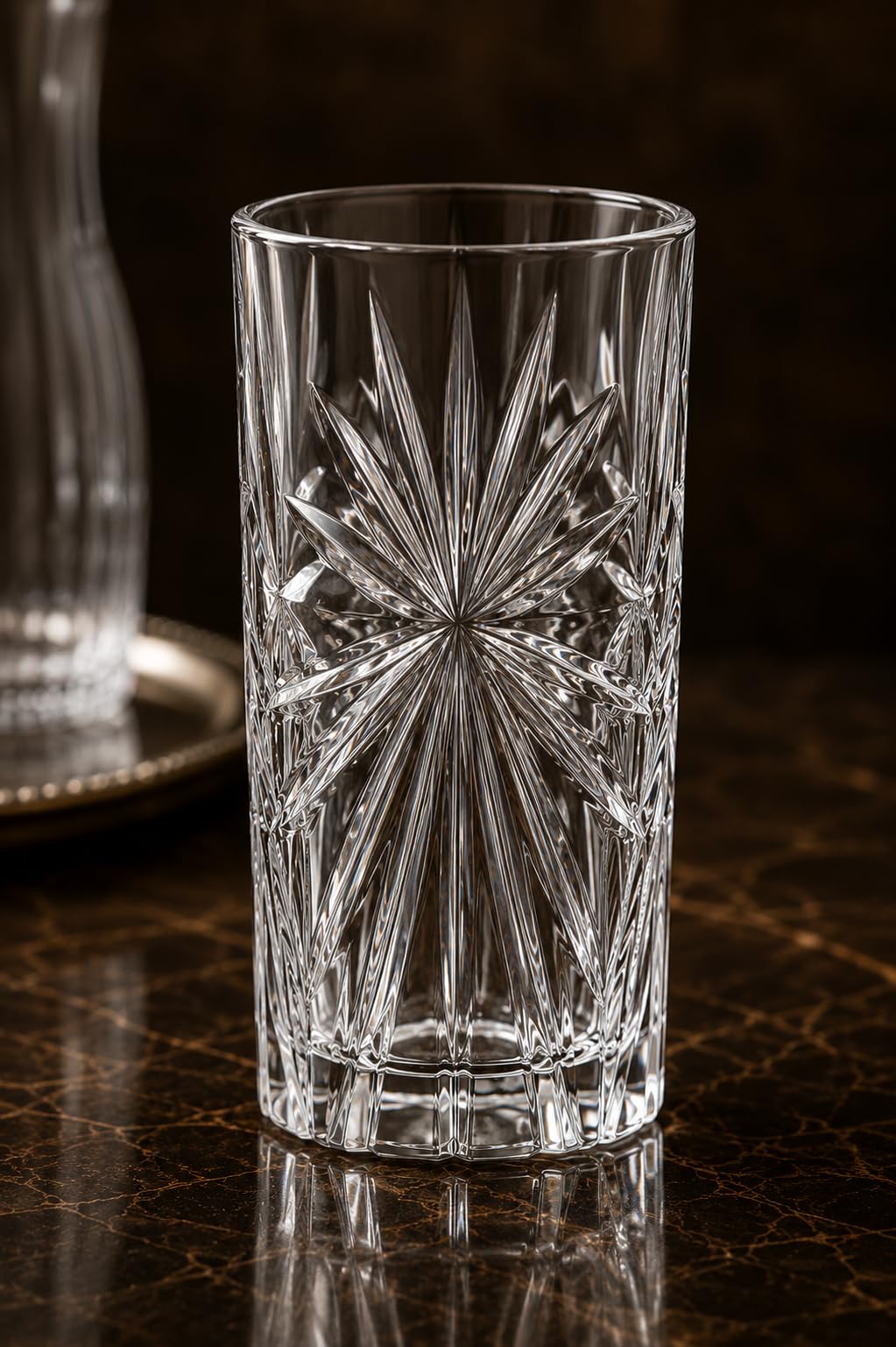 RCR Oasis, calici Flute da Champagne in Cristallo, Vetro, Trasparente, 7.6 x 7.6 x 19 cm
