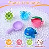 Bath Toys for 1 2 3 4 Year Old: Baby Bath Toys 12+ Months - Fun and Safe Mould Free Bathtub Water Play Swimming Pool Toys - Birthday Gifts for 1 2 Year Olds Boys Girls Toddler Toys Age 1 2