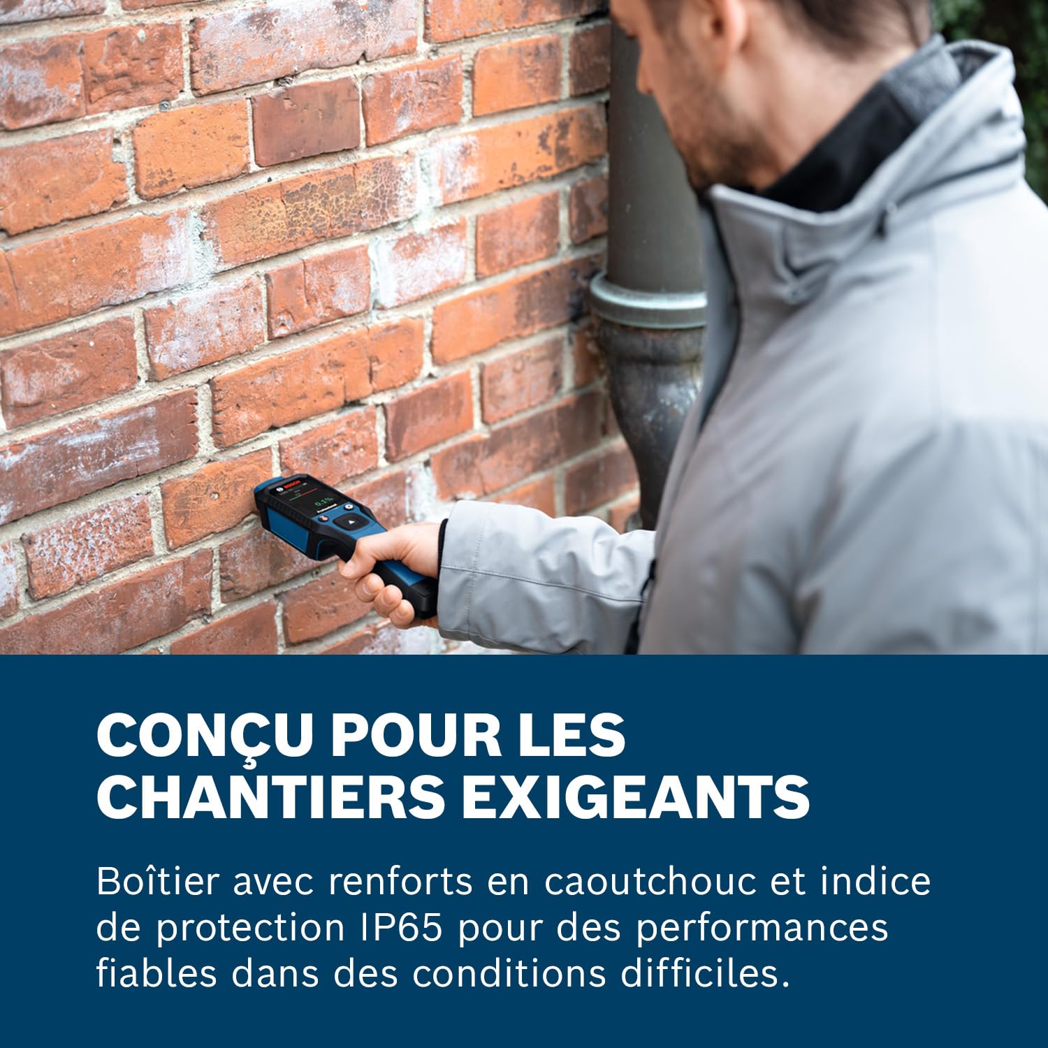 Bosch Professional Humidimètre à broches GMP 2-15 IP65