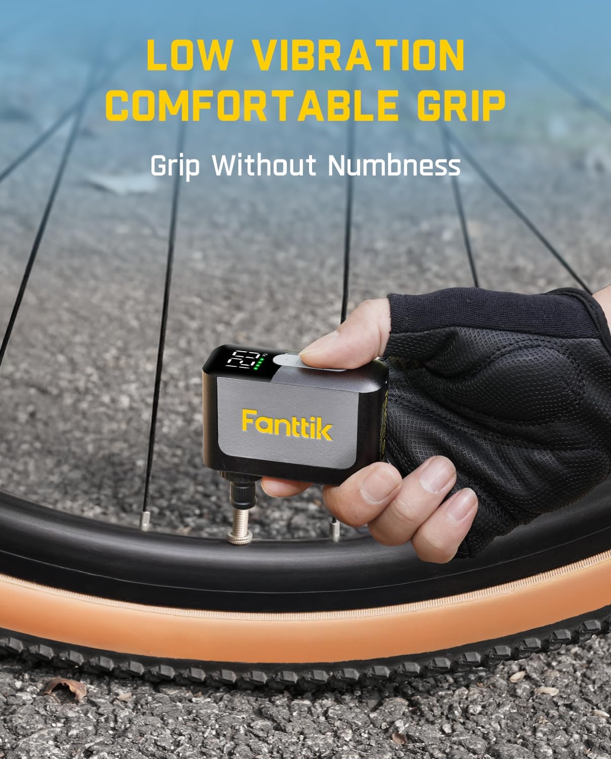 Fanttik X10 Ace Mini Tiny Bicycle Pump and X9 Ace Mini Bike Tire Pump