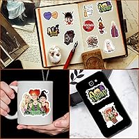 Vista 5 de Calcomanías de Hocus Pocus, 100 unidades de mercancía Hocus Pocus, calcomanías de bruja Hocos Pocos, calcomanías de Hocus Pocus, calcomanías