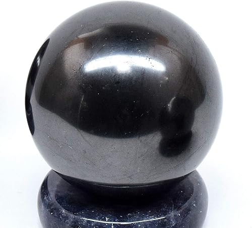 HQRP Bola de espécimen mineral de cristal de piedra preciosa de carbono pulido de 1.417 in de Rusia (1 unidad)