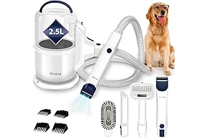 Yinole Pet Grooming Kit With Vacuum Suction
