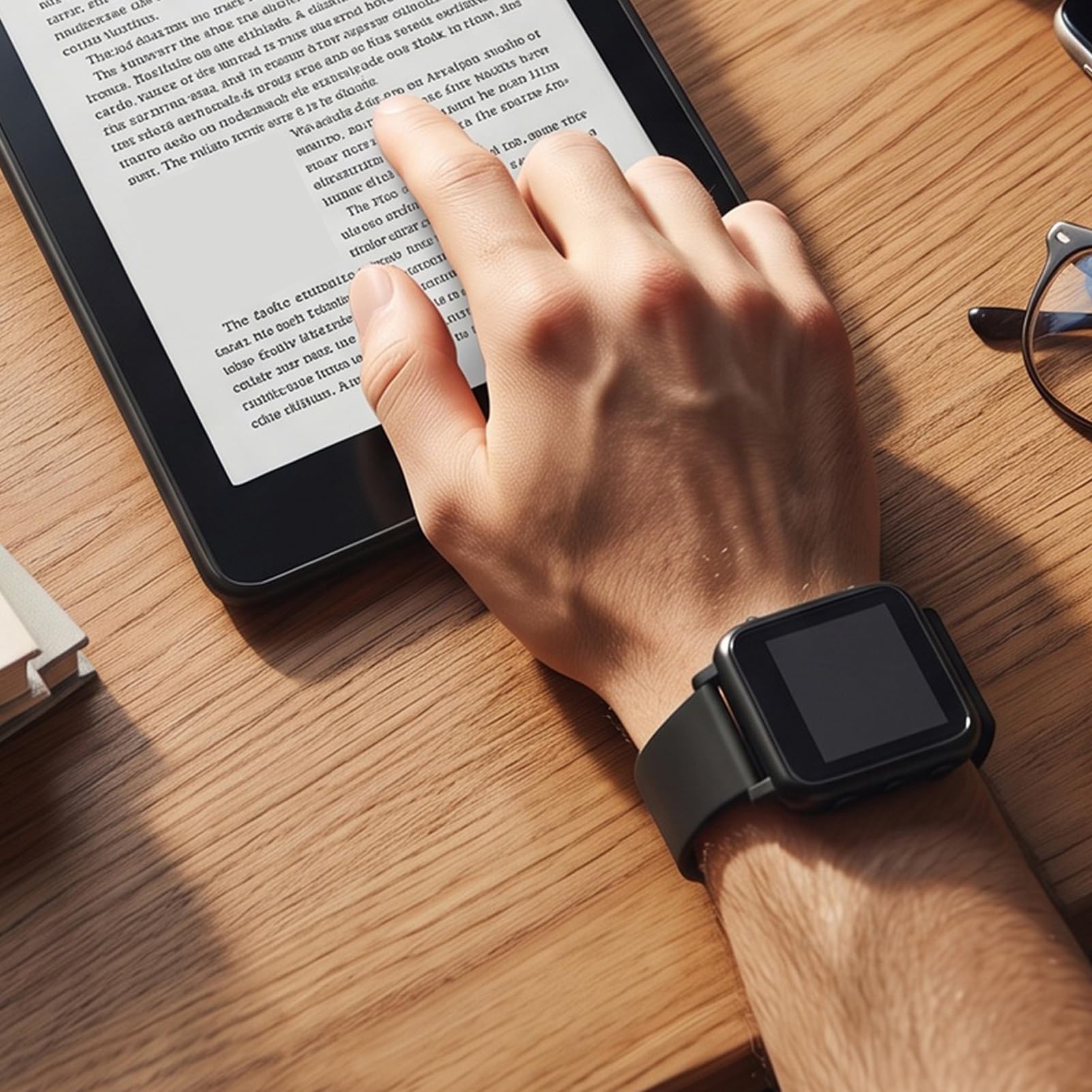Cryfokt Reloj con Pantalla HD de 8 GB, Reloj sin Pantalla Táctil, Temas Personalizables, for Uso Diario