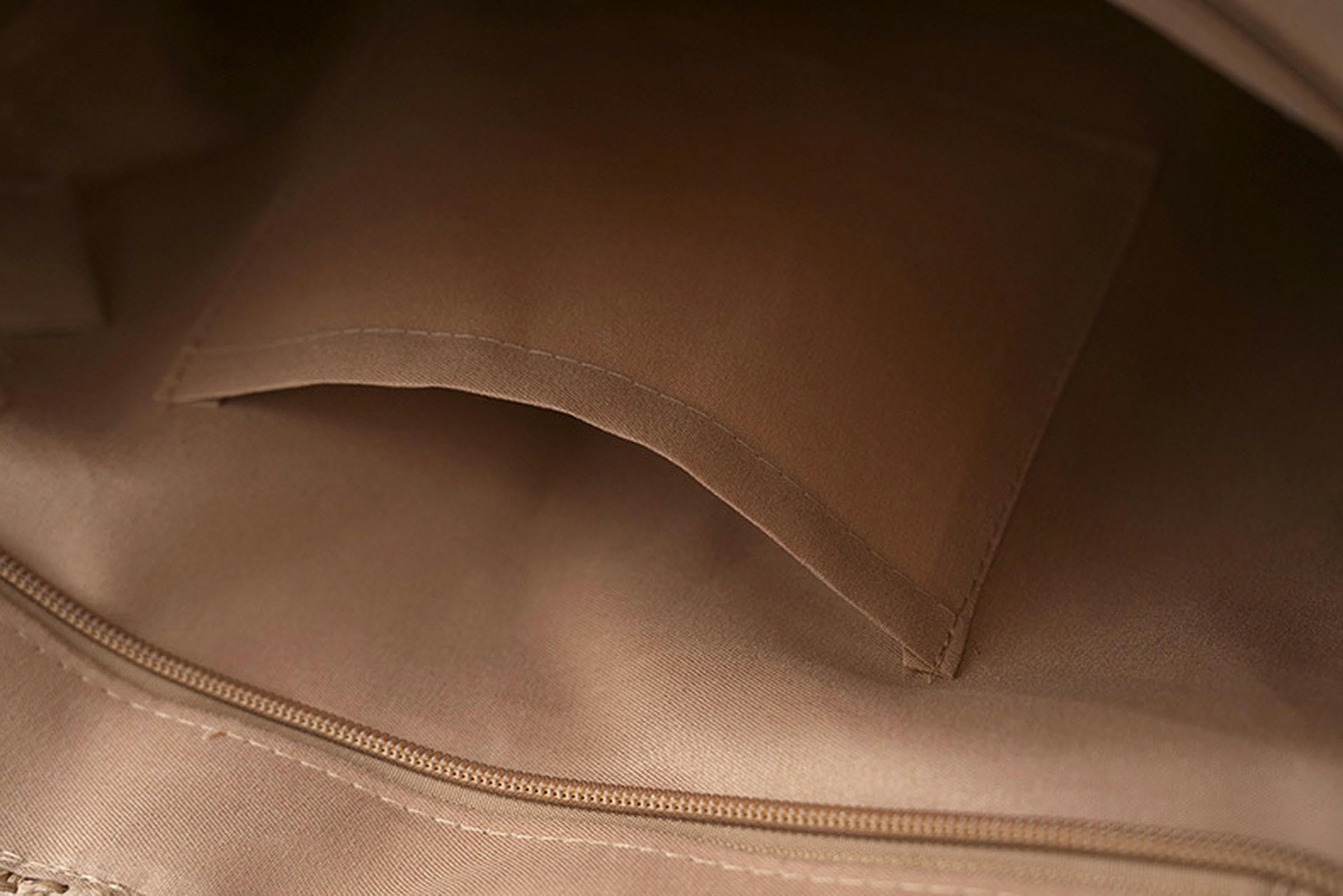 Borsa Paglia Borsa in Tessuto per Vacanza in Spiaggia - Tote di Paglia di Grande capacità Semplice Ed Elegante, Borsa A Tracolla Casual per Donne-khaki-40 * 9cm*35 Cm