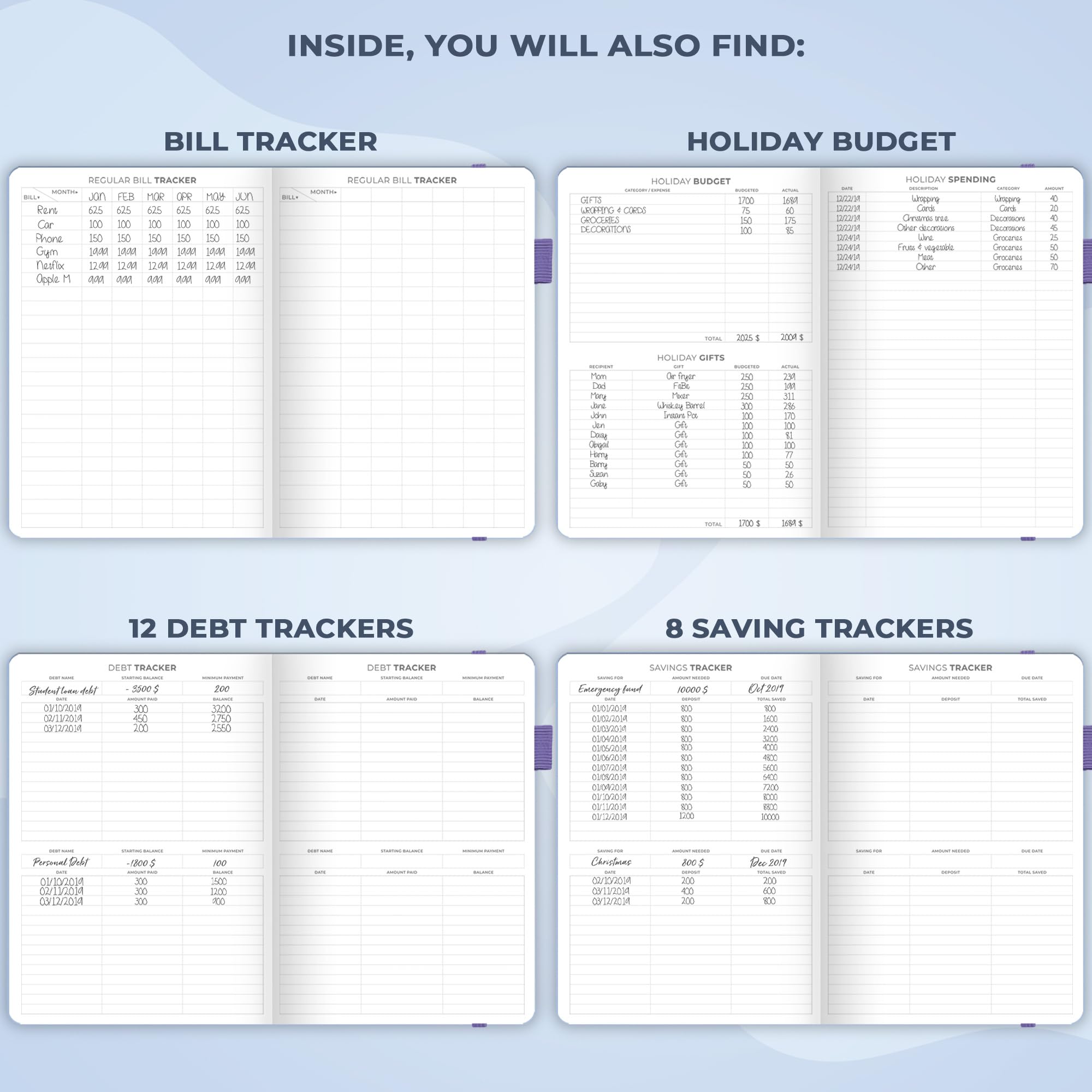 Budget Planner PRO Financiële Organisator Cash Enveloppen Maandelijks