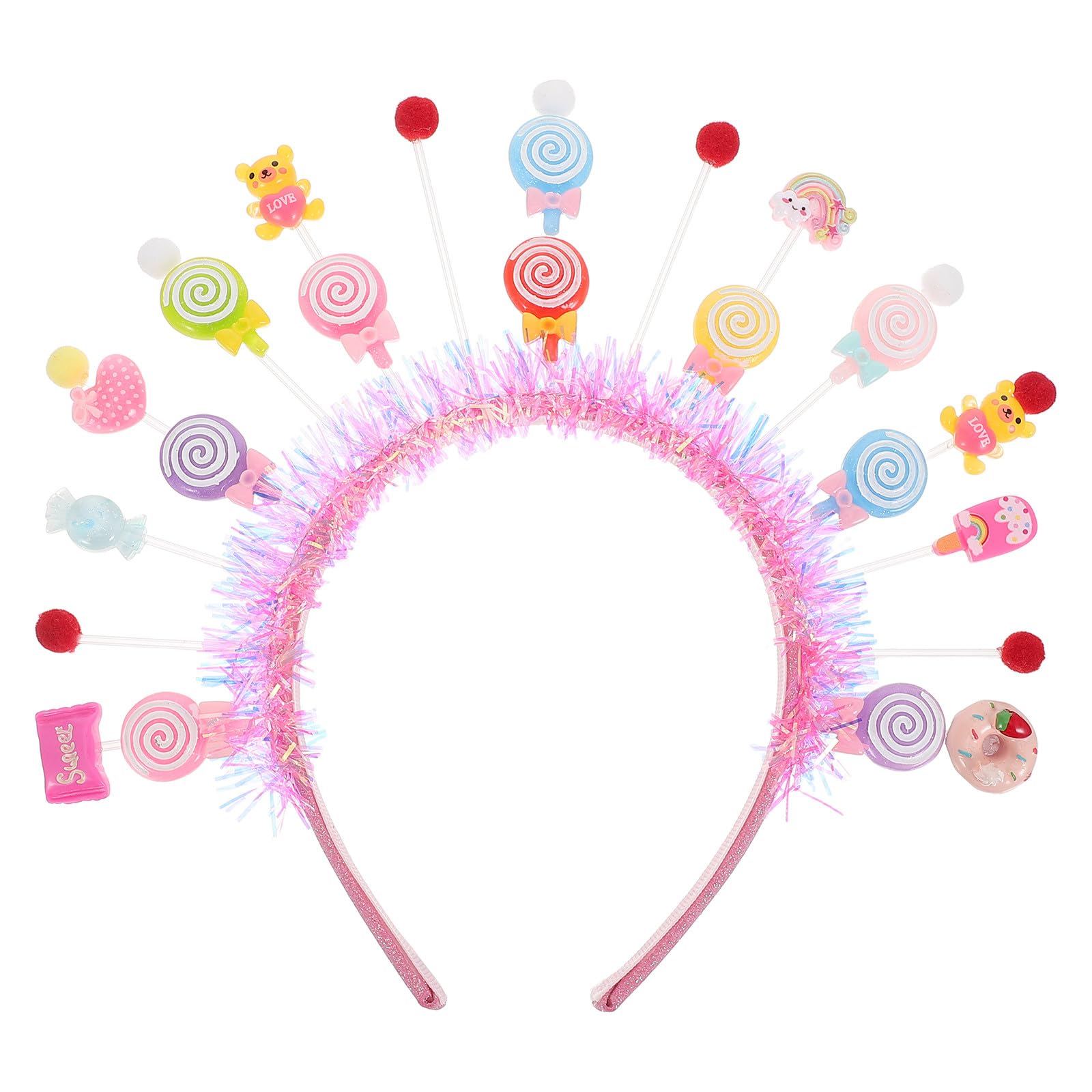 COHEALI Lollipop Headband for Kids - Sequin Hair Accessories
