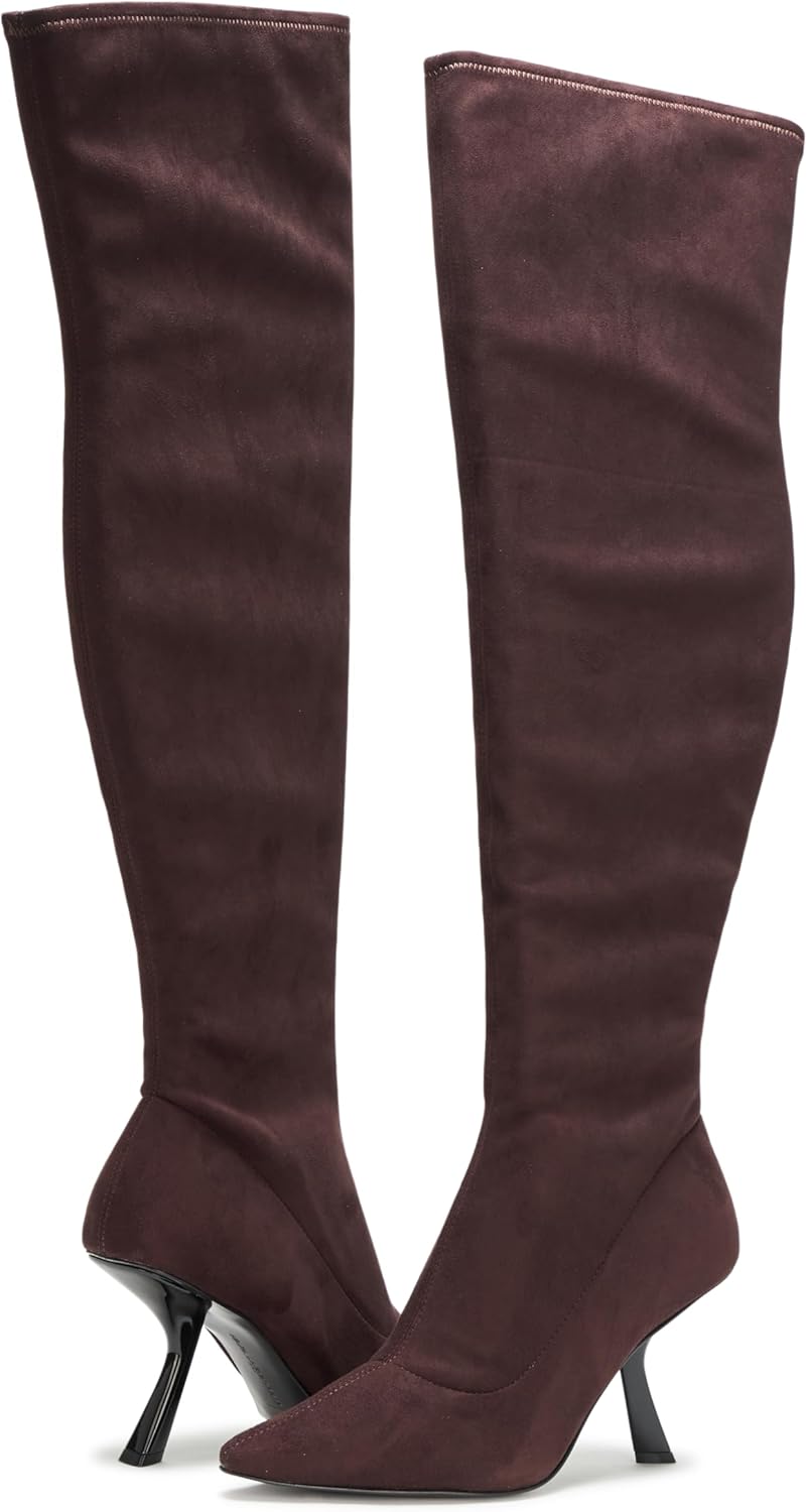 KARL LAGERFELD Women's Kian Tall Knee High Stiletto Boots - Image 4