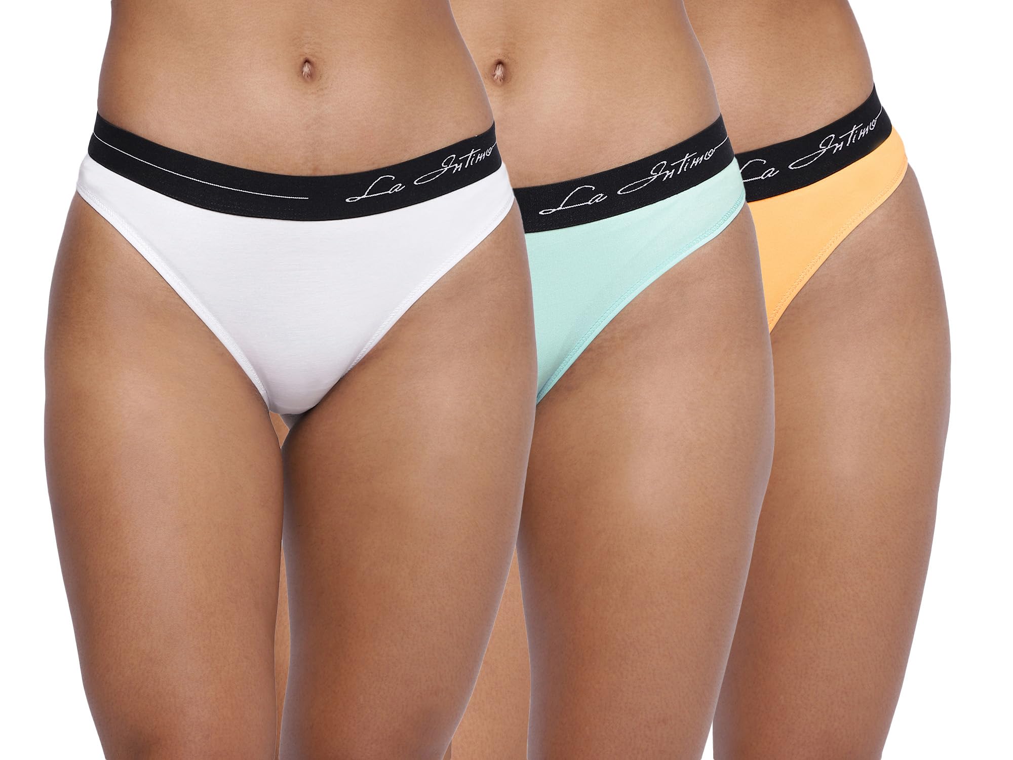 la intimo Dulce Candy Antimicrobial Briefs Panty for Women (Pack of 3)-picture-26