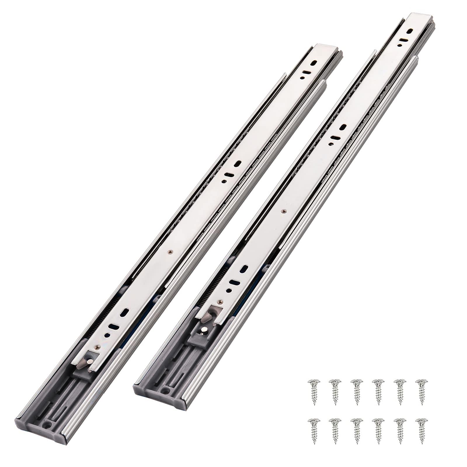 Snapklik.com : Soft Close Drawer Slides 20 Inch 1 Pairs, Side Mount ...