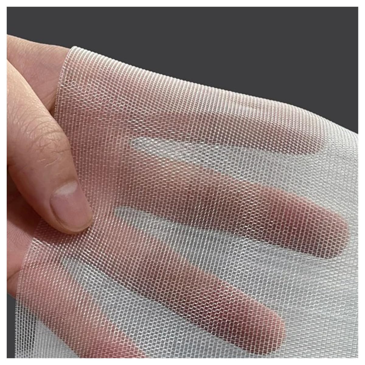 homeemoh Thicken Nylon Filter Mesh 39.37x39.37 Inch 60 Mesh Food Grade Handmade Mesh Filter Woven Net for Paint, Home Brewing, HH240426099