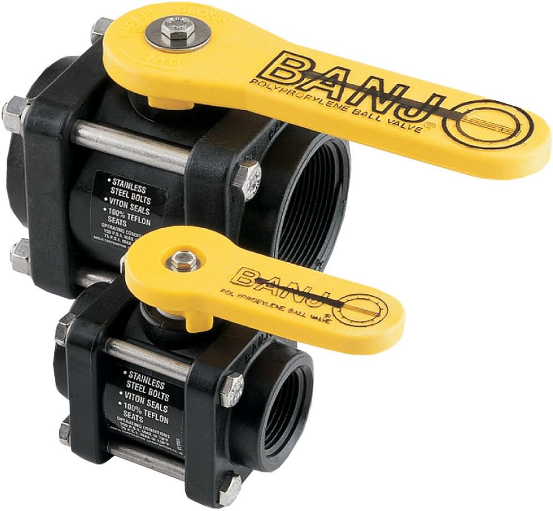 Banjo V100 1" Standard Port Valve, FNPT x FNPT