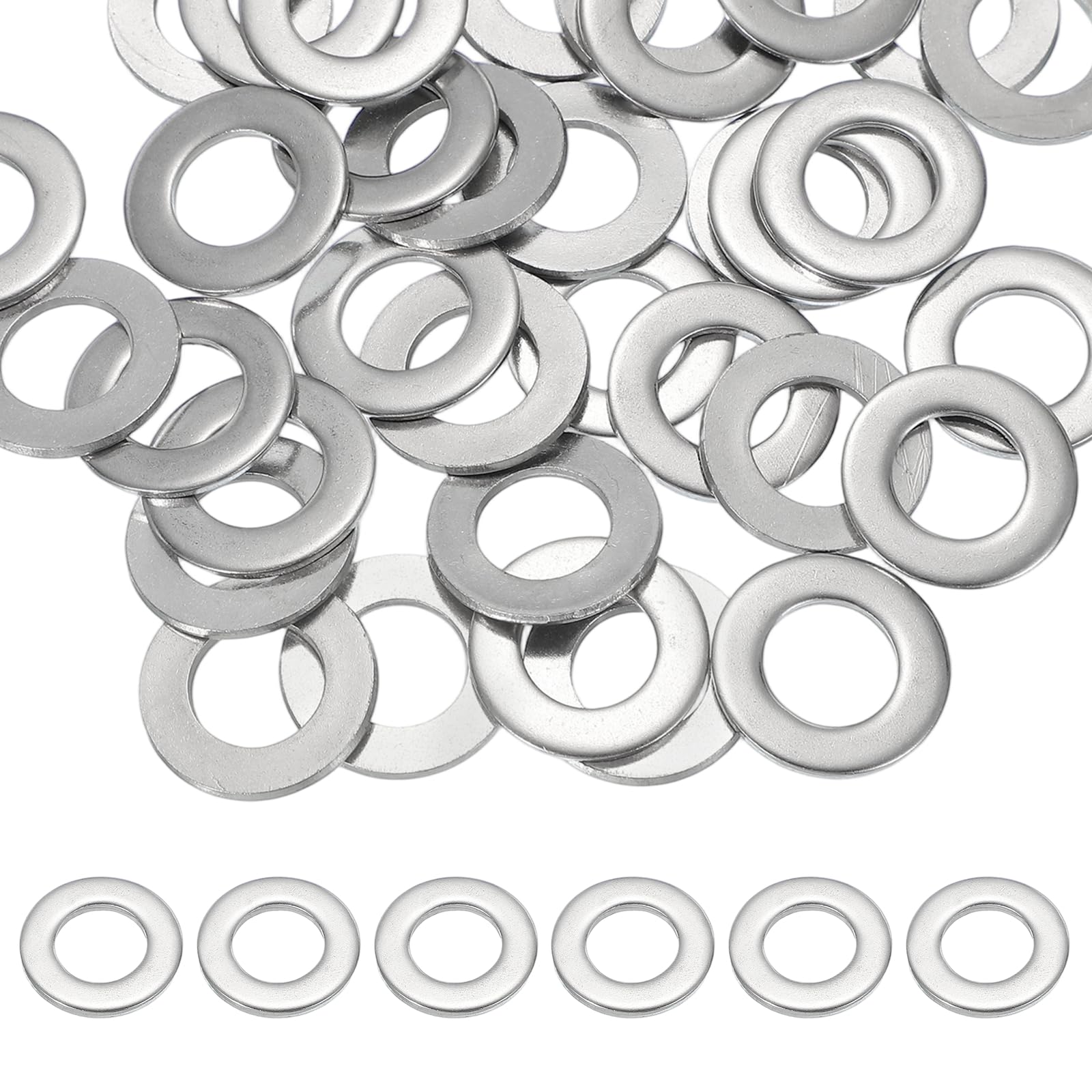 PATIKIL M12 x 24mm Metal Screw Washers Set, 36Pcs 304 Stainless Steel Flat Washers for Screws Bolts Factories Home Outdoor Projects