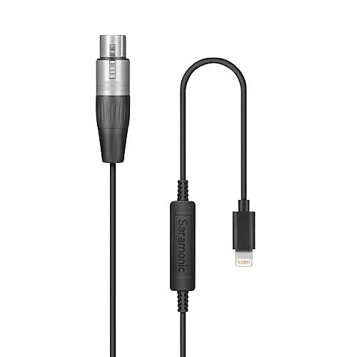 Miniatura 6 de Saramonic Cable de salida Lightning de 18" TRS macho a Apple para iPhone y iPad (LC-C35), bloqueo de 0.138 in
