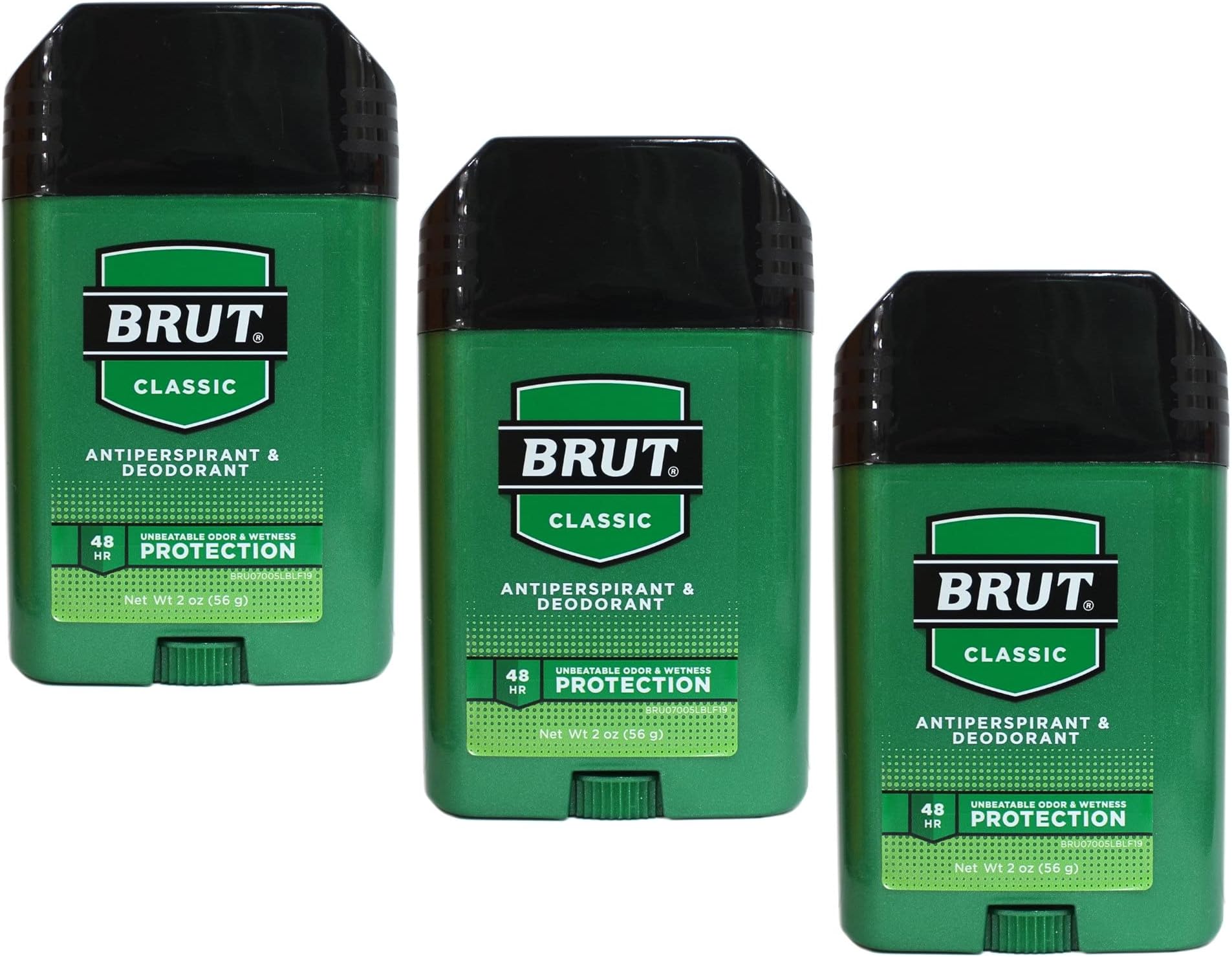 Brut Deodorant 2 Ounce Oval Solid Classic Scent(Anti