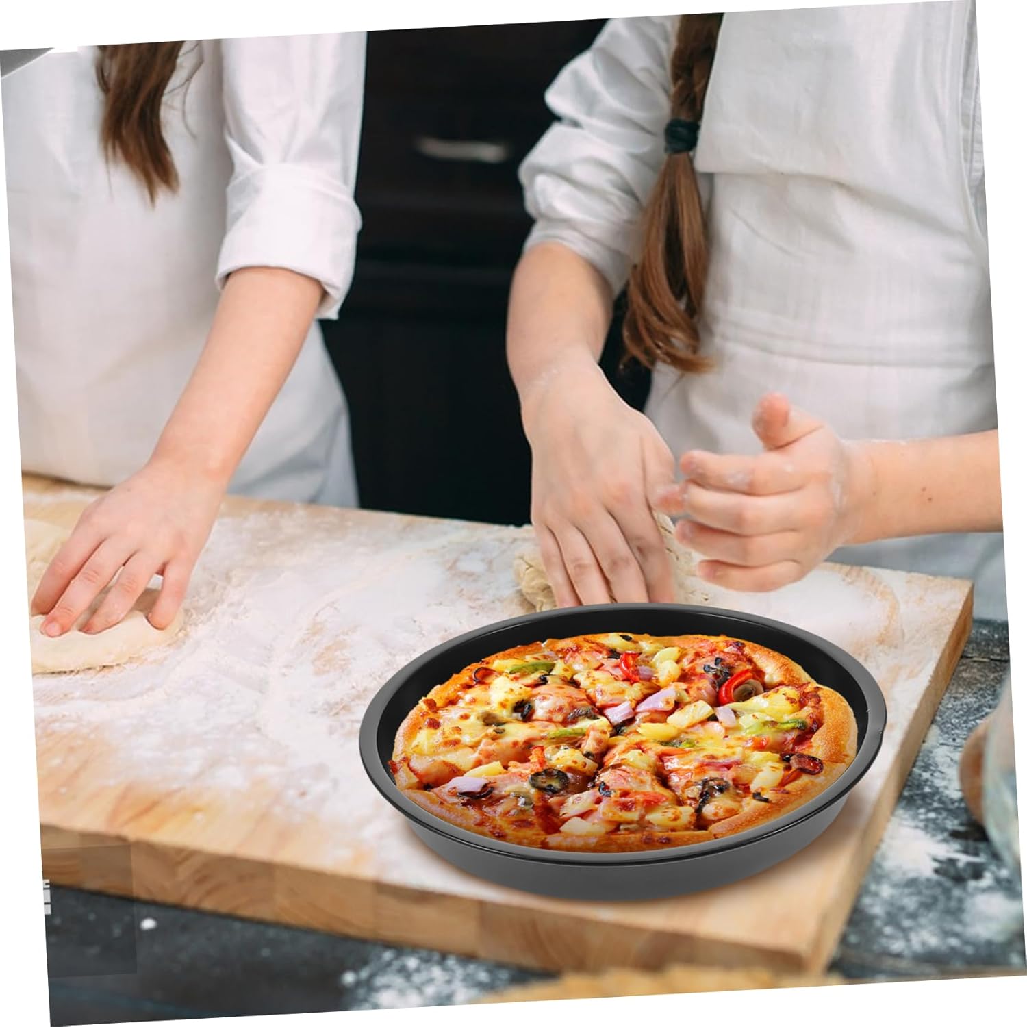 5pcs Non Stick Baking Set Oven Tray Muffin Cake Pans Loaf Pan Carbon Steel Bakeware Set Essential Baking Tools