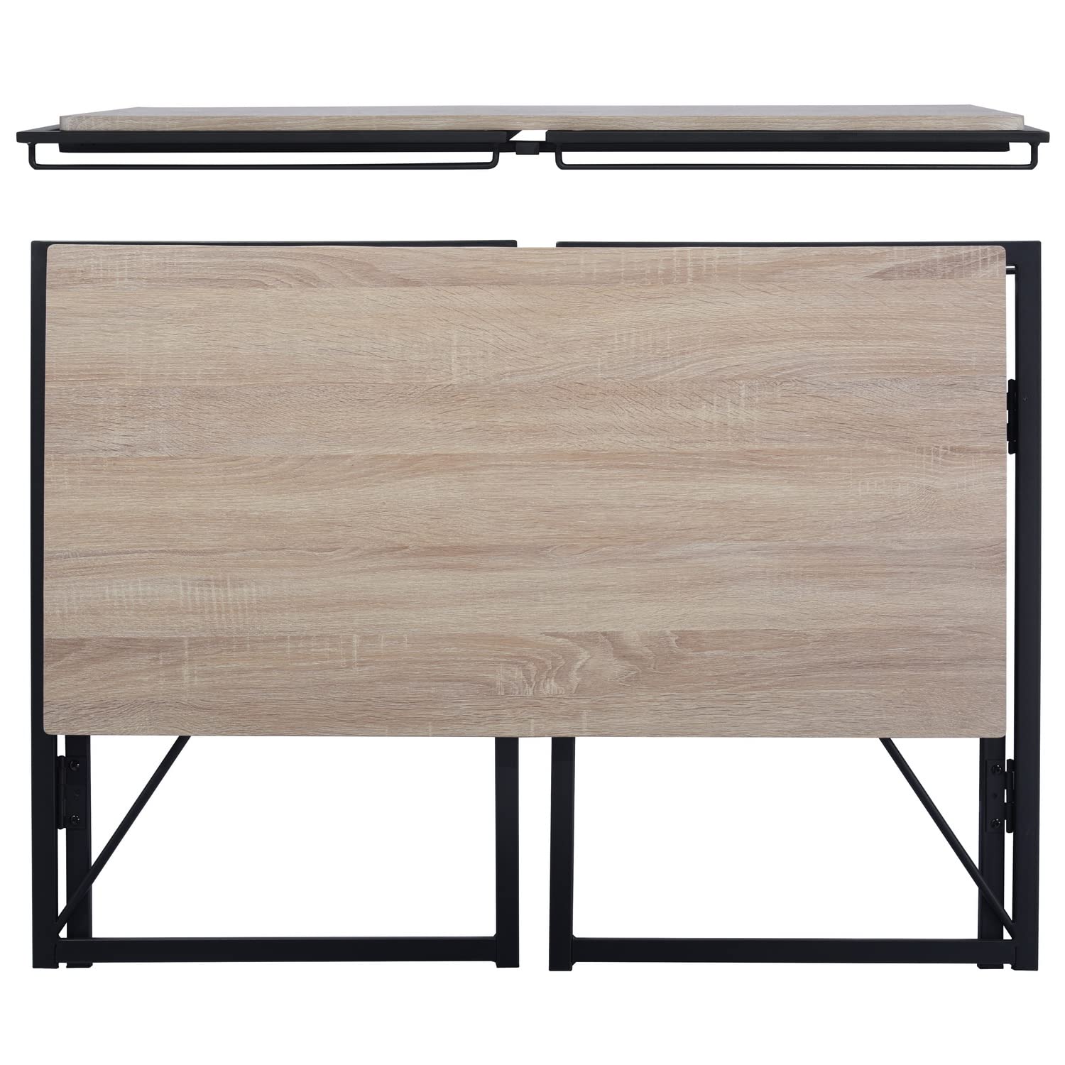 Snapklik.com : Folding Home Office Desk, Foldable Computer Study ...