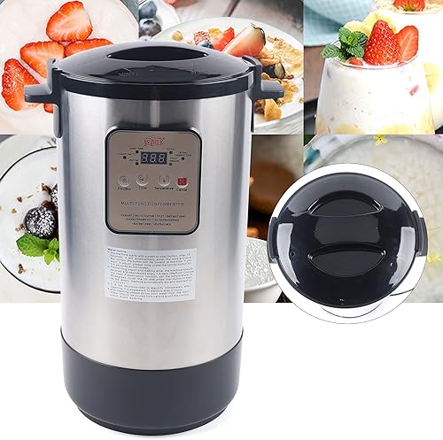 Miniatura 2 de Máquina automática de yogur de 12 litros, fermentador eléctrico, fermentador eléctrico de 110 V, fabricante de vino dulce de acero inoxidable con