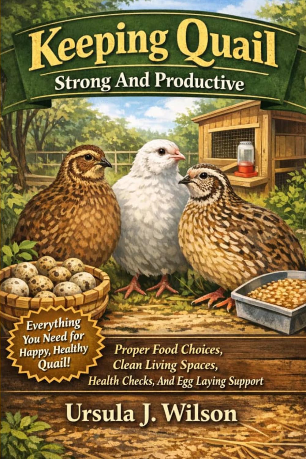 Keeping Quail Strong And Productive Proper Food Choices, Clean Living Spaces, Health Checks, And Egg Laying Support