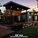 CP PLUS 4MP Quad HD Wi-Fi CCTV Camera for Outdoor | 360° Pan & Tilt | Full-Color Night Vision | CTC Cyber Secure Tech | Smart Detection Suite | View & Talk | OK Google | Cloud Recording | CP-Z45Q gallery image