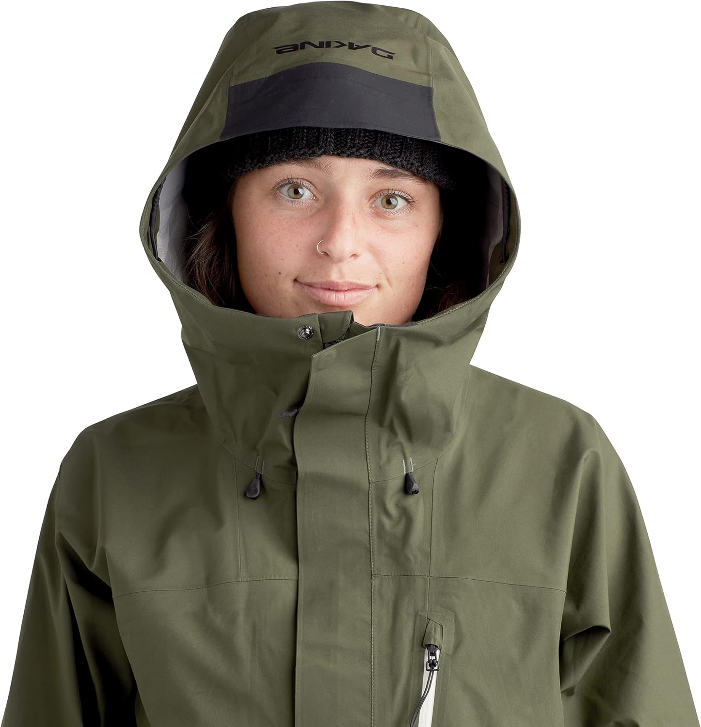 Dakine Womens Stoker Gore-Tex 3-Layer Ski/Snowboard Winter Jacket, Peat Green, Large - Image 7