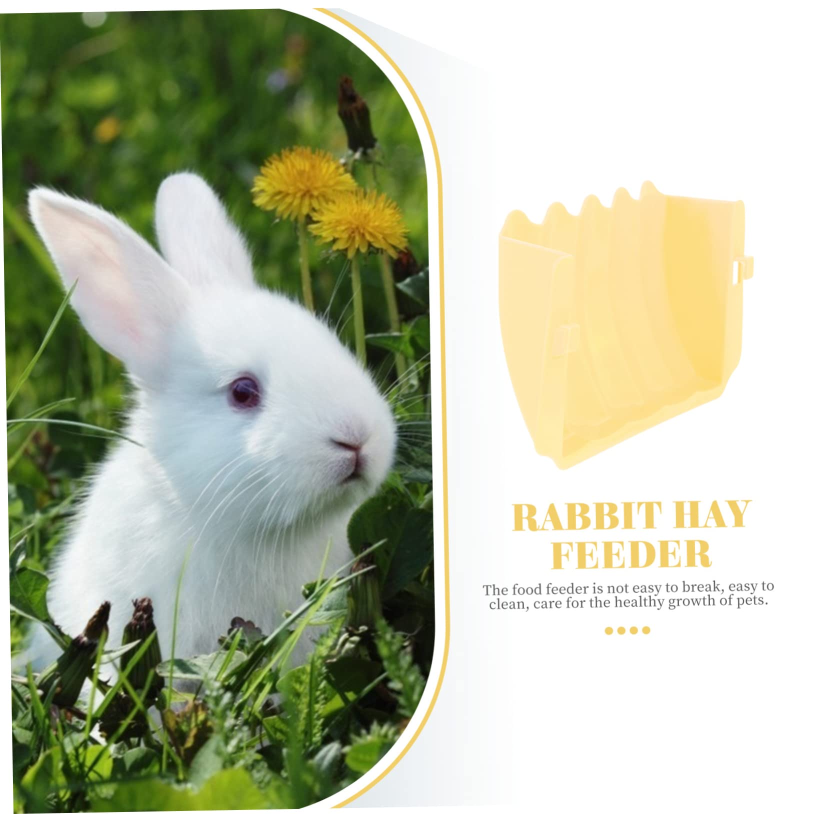 DOITOOL 4pièces Bac De Nourriture pour Rongeurs Bol De Nourriture Résistant pour Hamsters Chinchillas Et Lapins Accessoire Pratique pour Cage Petits Animaux