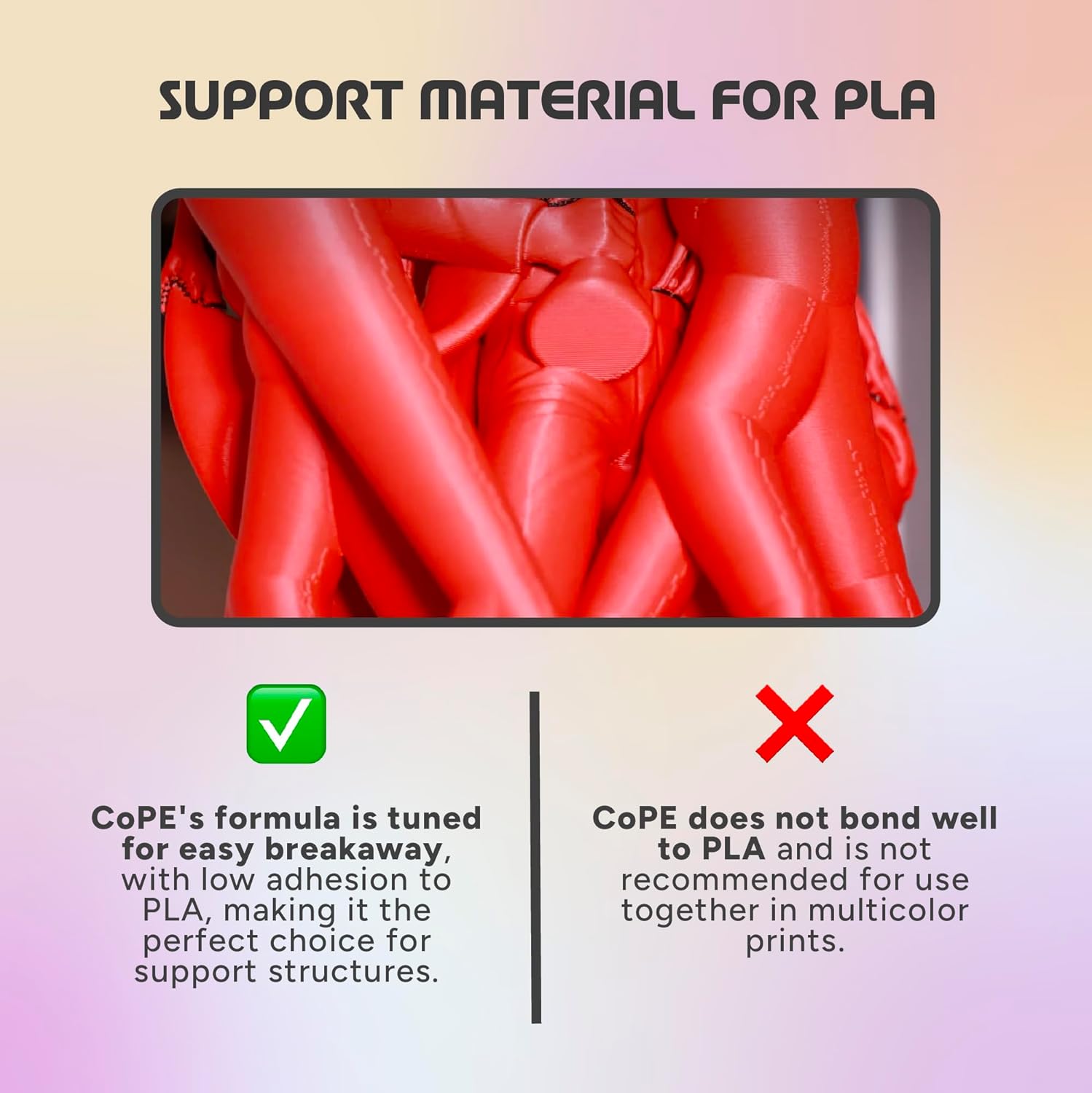 Polymaker Panchroma Teal 3D Printer Filament, 1.75mm 1kg, Prints Better Than PLA, High Speed Printing, Compatible with Most 3D Printers - Image 6