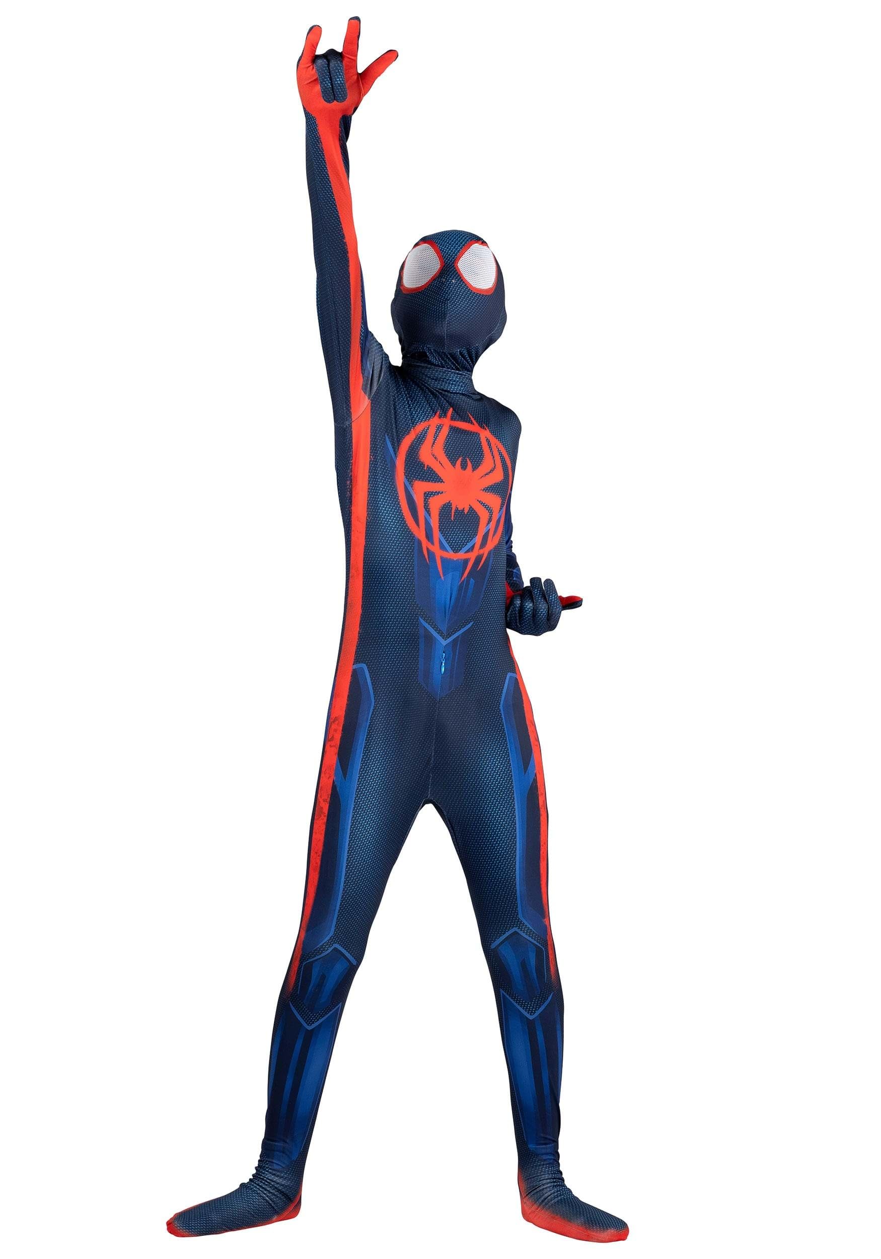 Marvel - Traje clásico de Spider-Man Miles Morales Zentai, disfraz de Spiderman para Halloween